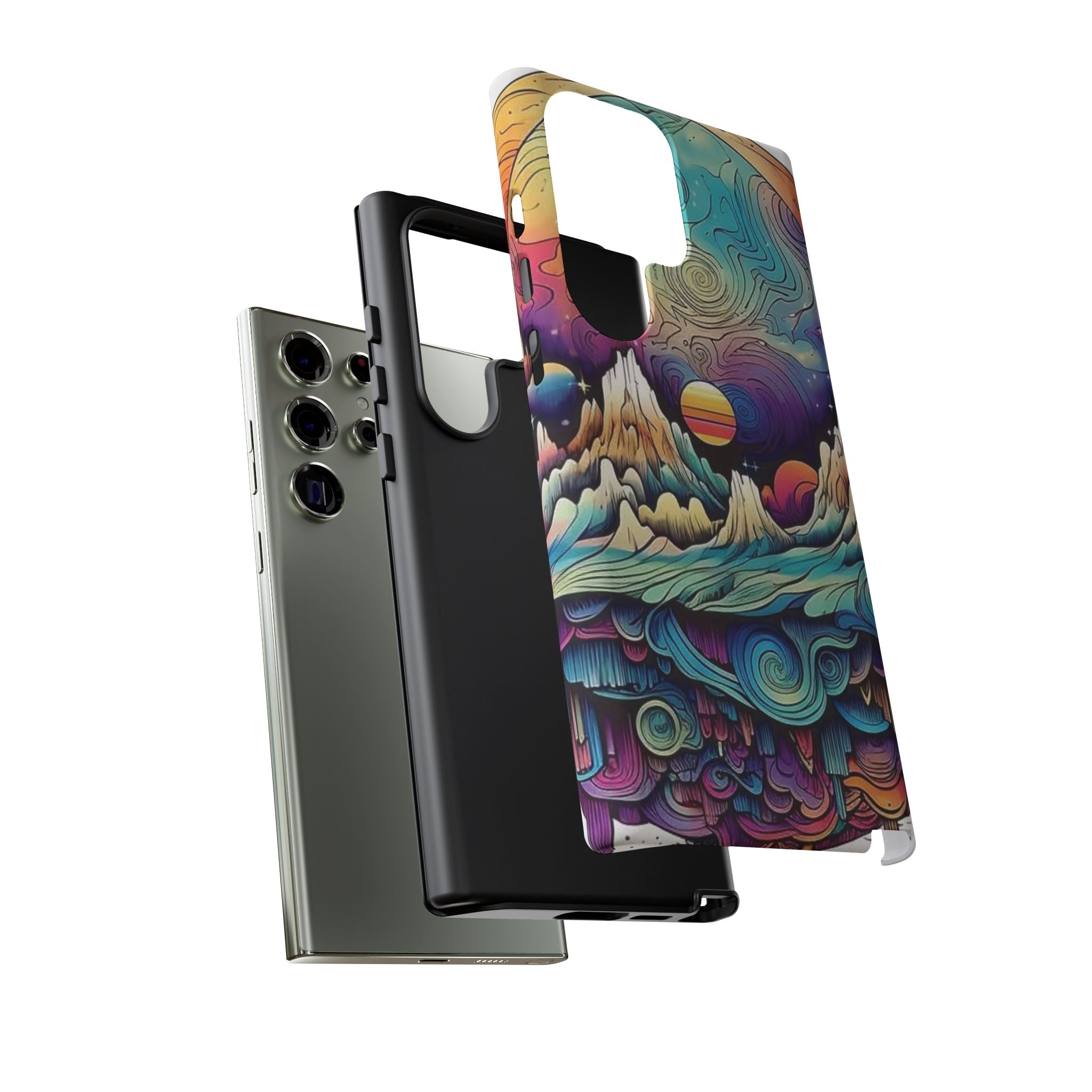 Psychedelic Mountain Sunset Tough Case