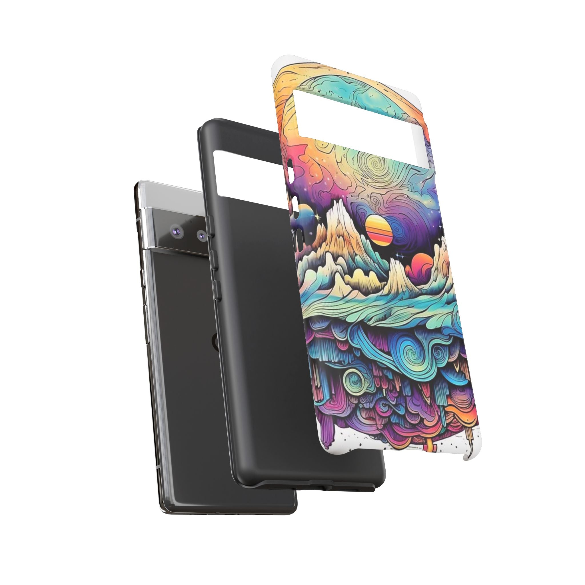 Psychedelic Mountain Sunset Tough Case