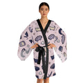 Sleepy Spa Kimono Robe — Bathtub & Moon All-Over Print