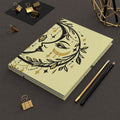 Celestial Sun & Moon Hardcover Journal — Astrology-Inspired Matte Notebook