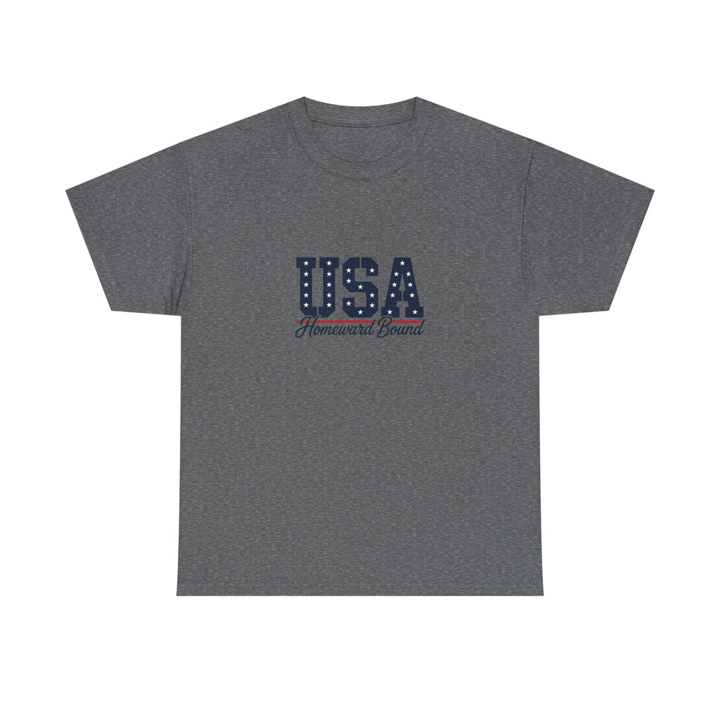 USA Homeward Bound T-Shirt — Patriotic Tee for 4th of July