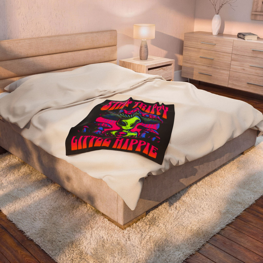 Velveteen Plush Blanket - Customizable Cozy Throw for Home, Gifts & Holidays