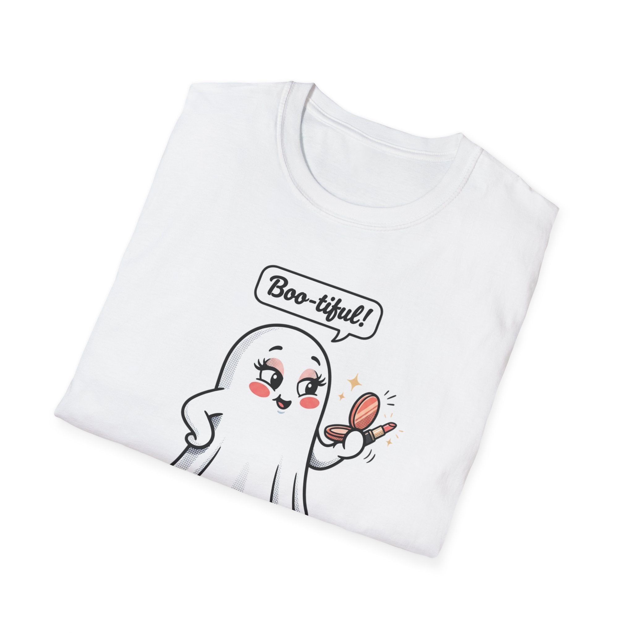 Boo-tiful Ghost T-Shirt — Cute Halloween Spirit Graphic Tee