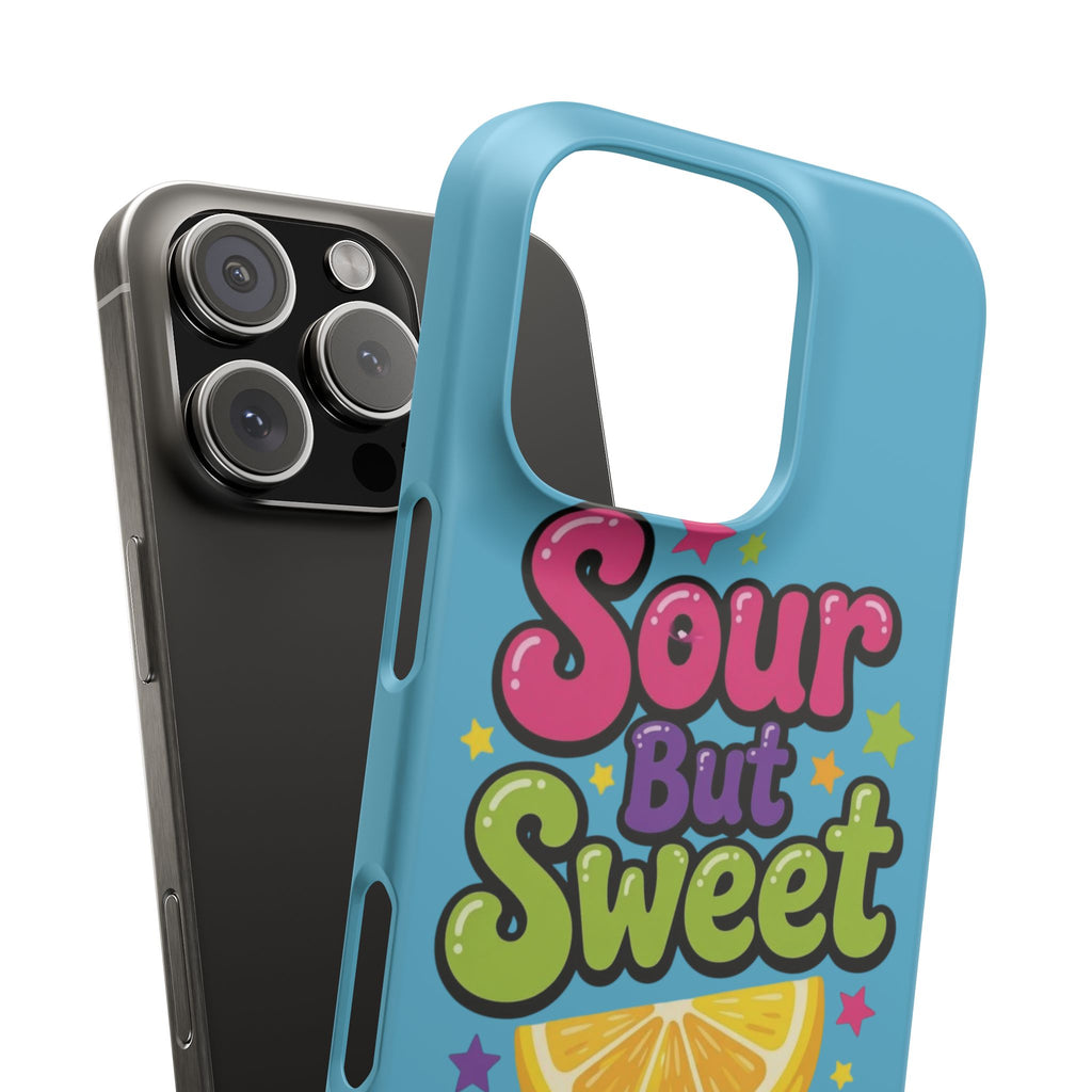 iPhone Case — “Sour But Sweet” Bright Graphic Snap Case