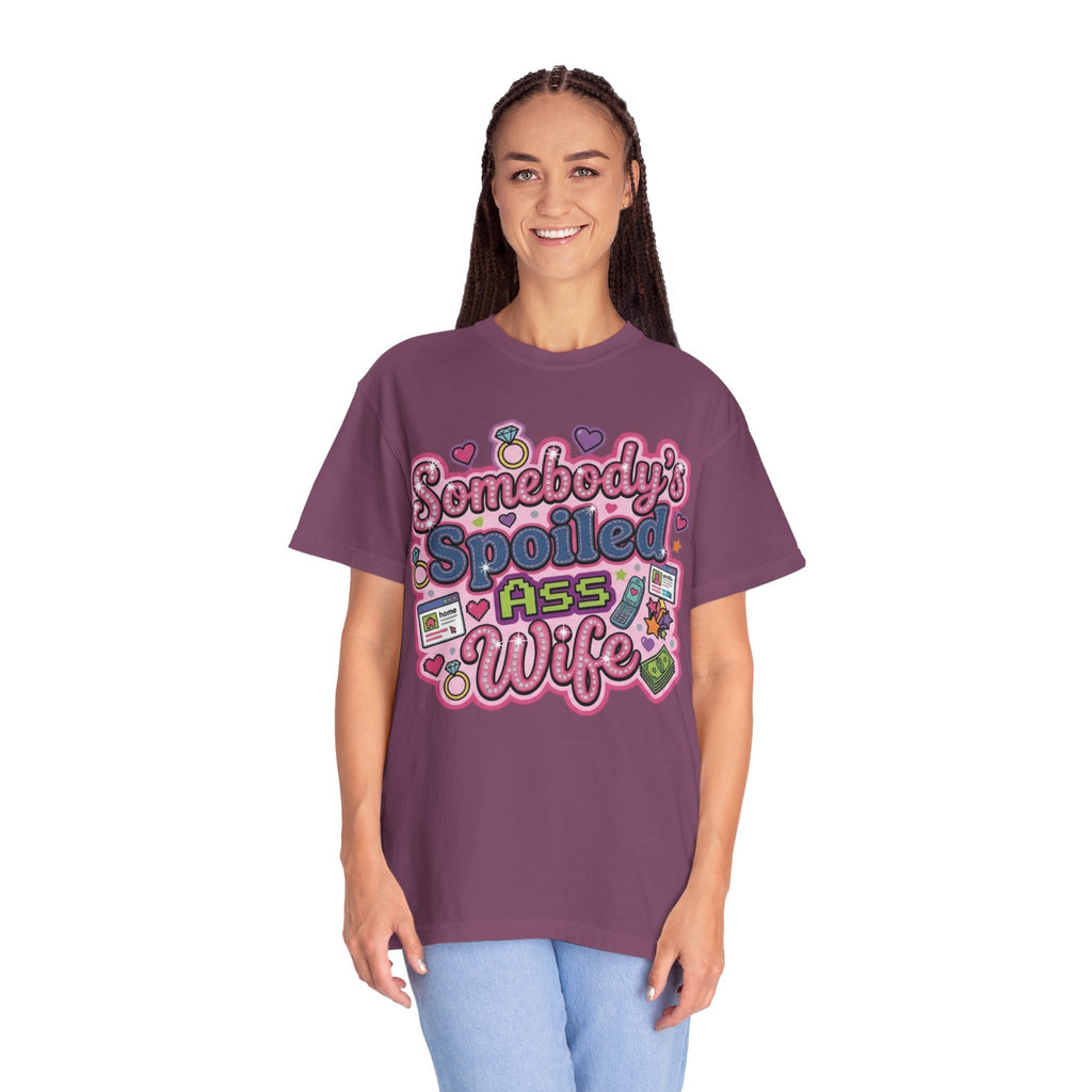 Somebody's Spoiled Ass Wife T-Shirt — Cute Retro Graphic Tee for Wives
