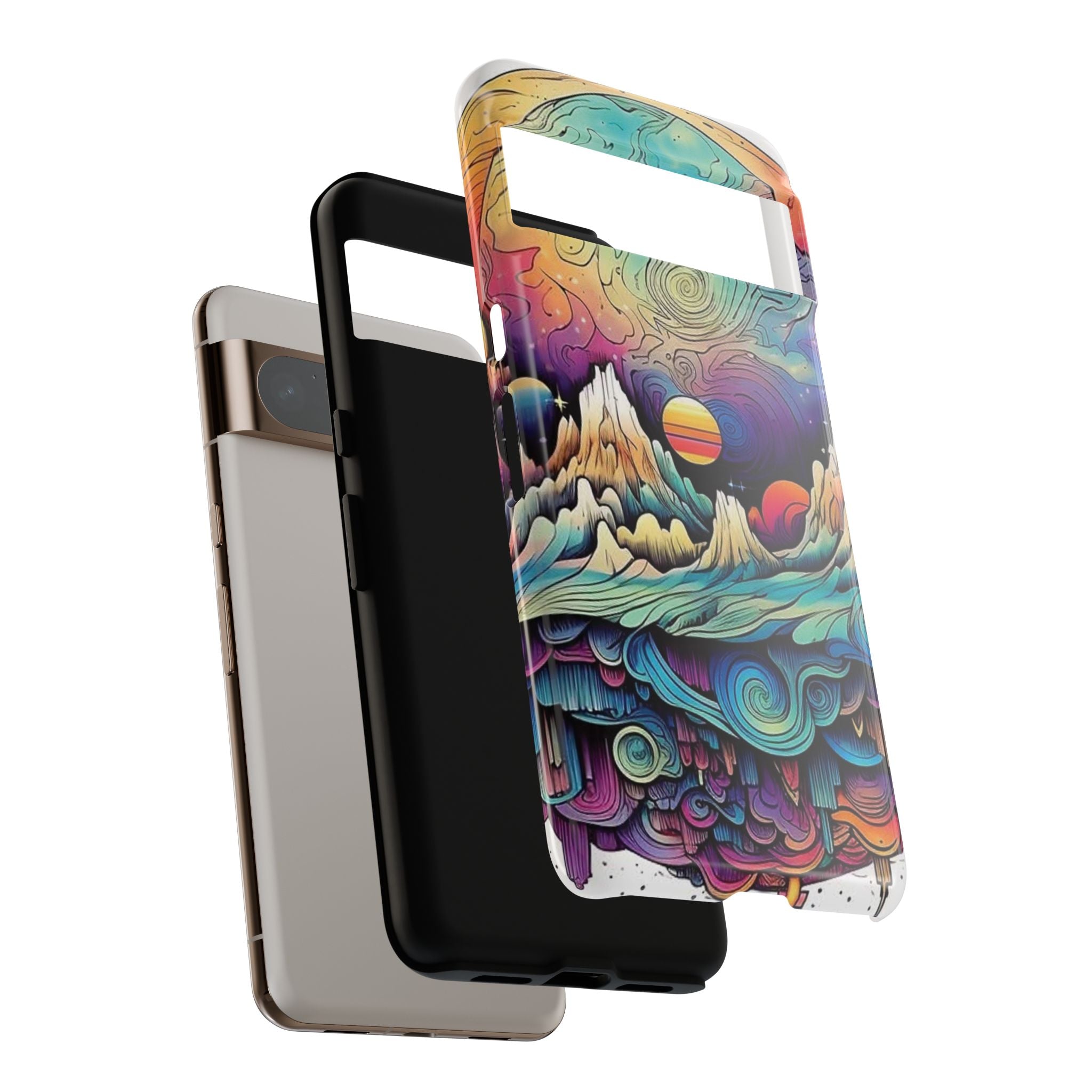 Psychedelic Mountain Sunset Tough Case