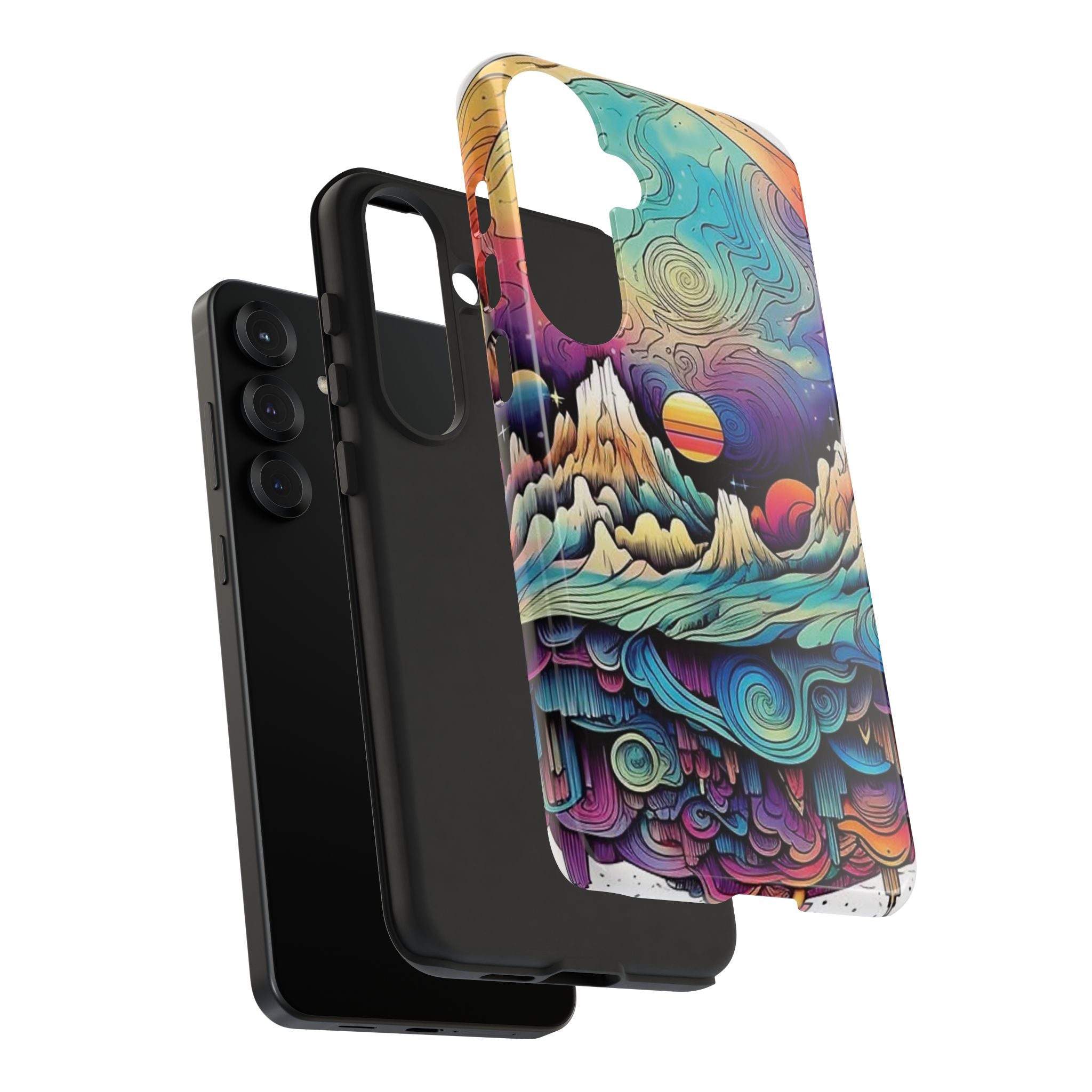 Psychedelic Mountain Sunset Tough Case