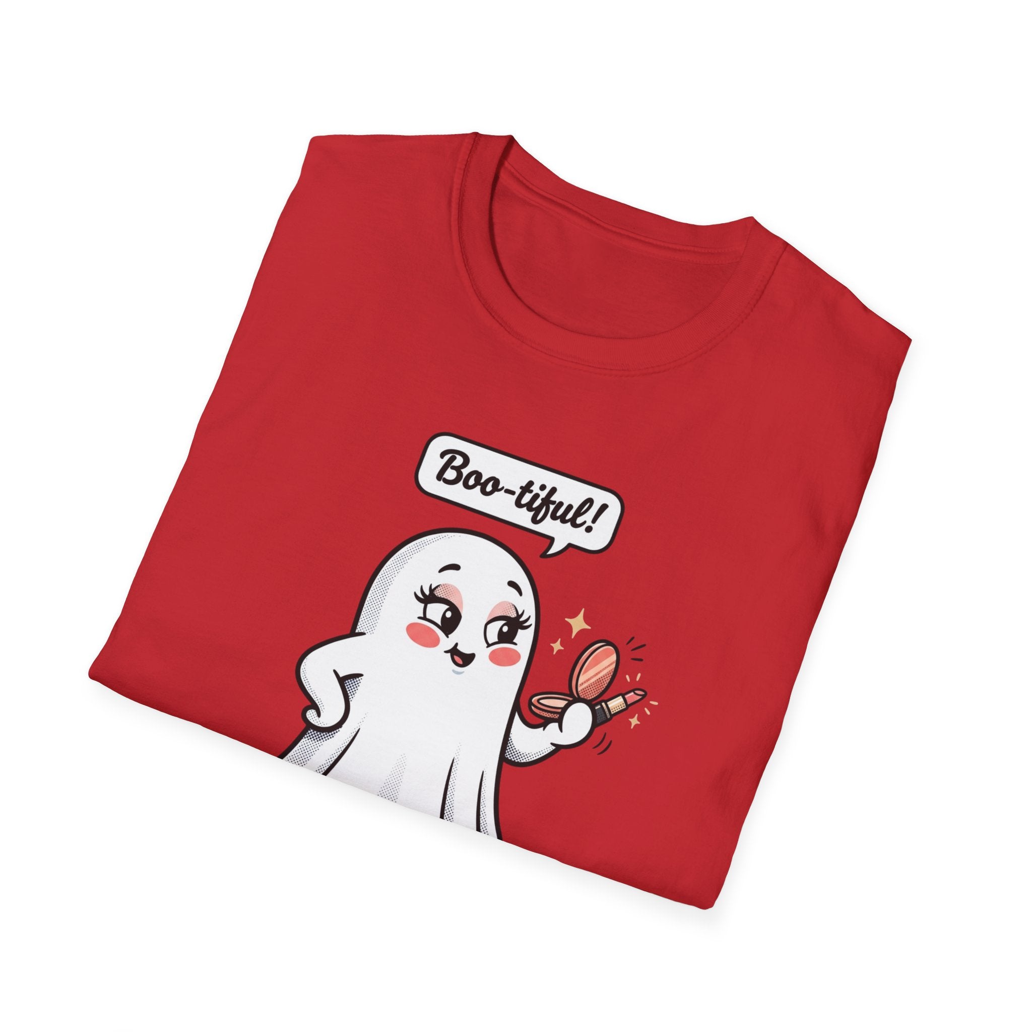 Boo-tiful Ghost T-Shirt — Cute Halloween Spirit Graphic Tee
