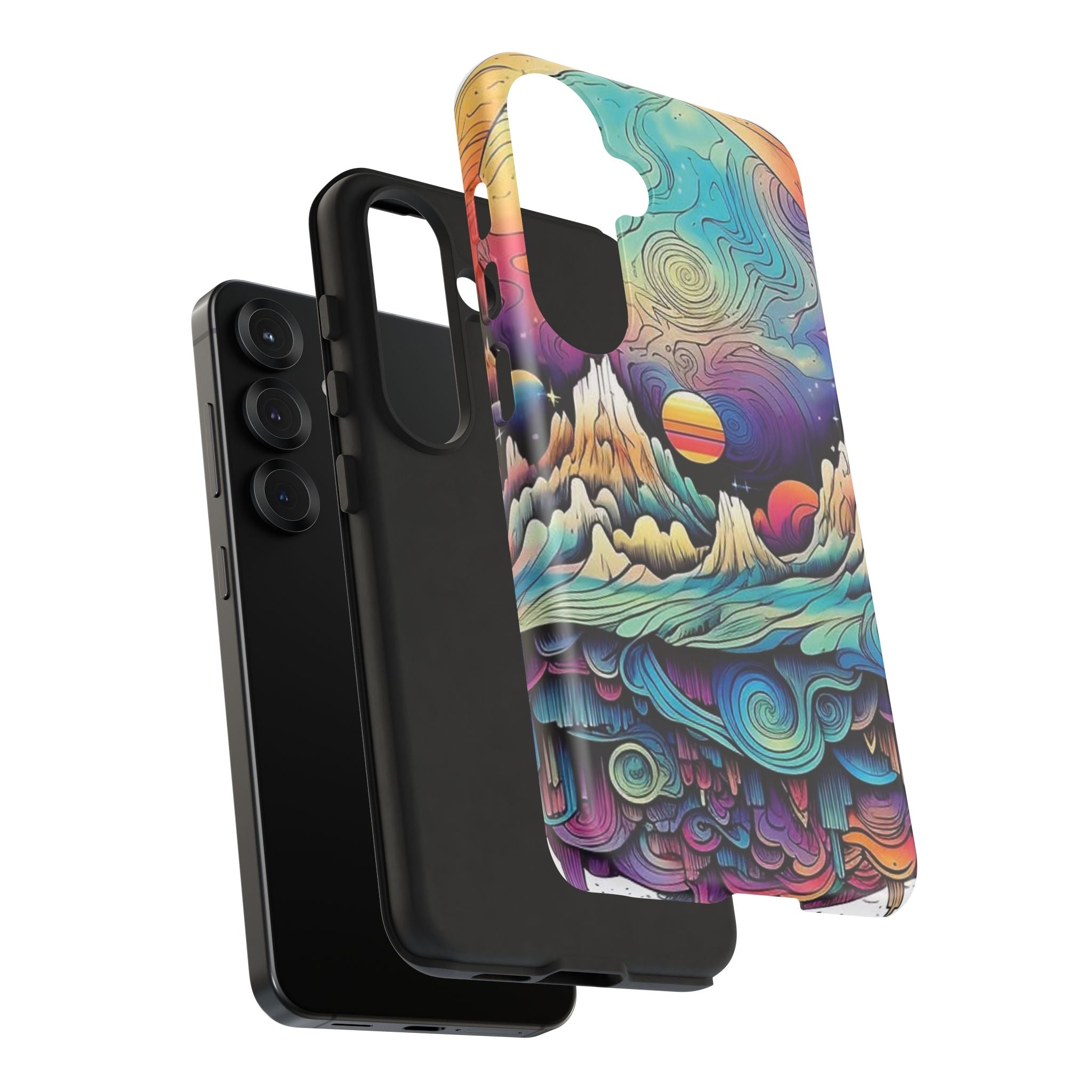 Psychedelic Mountain Sunset Tough Case