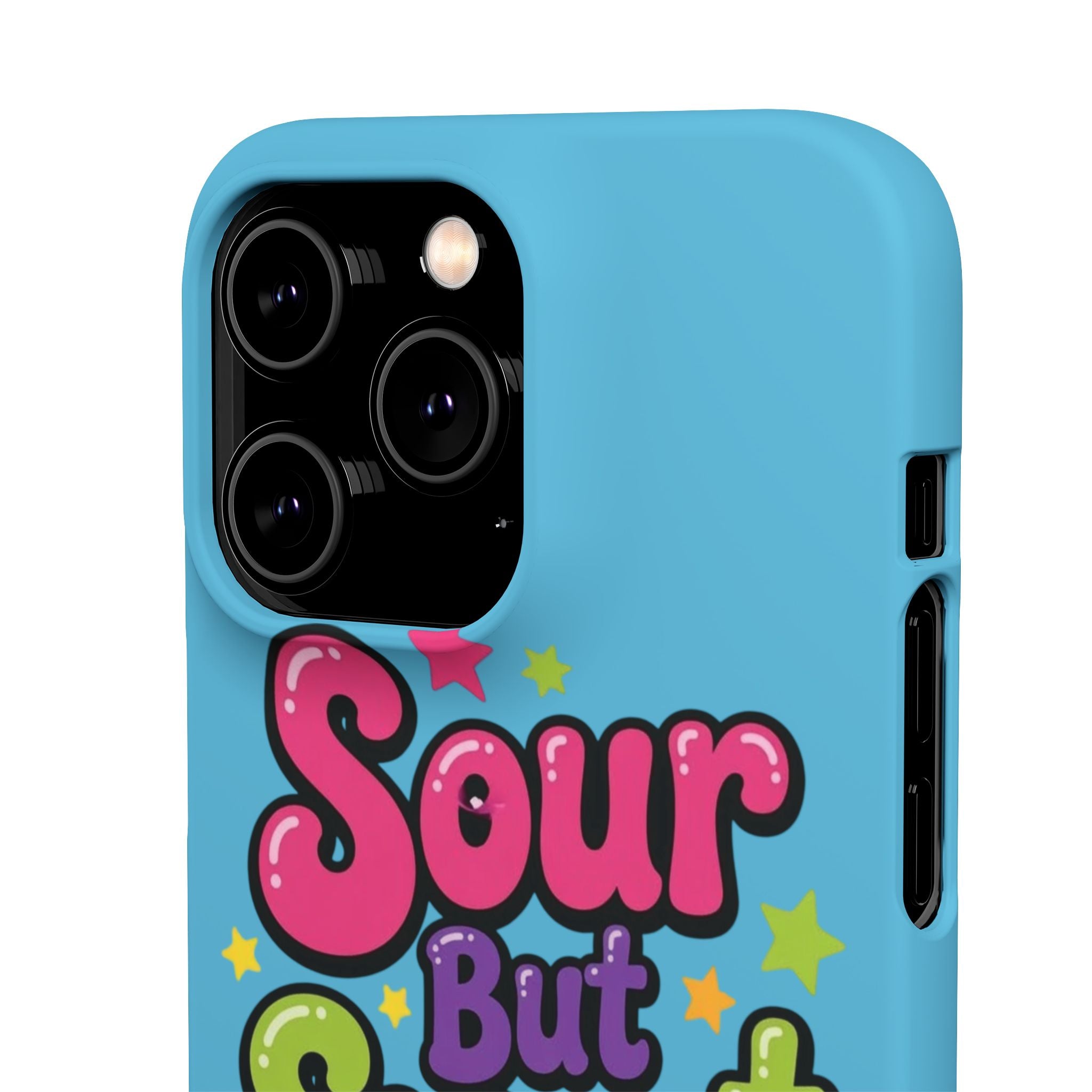 iPhone Case — “Sour But Sweet” Bright Graphic Snap Case