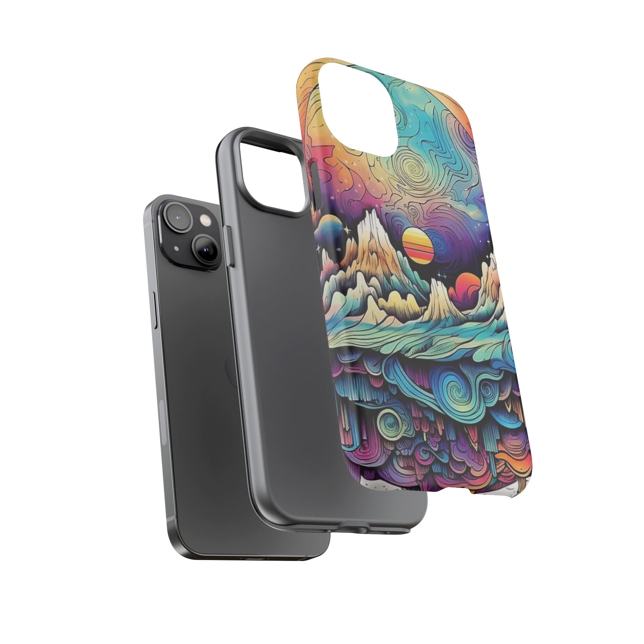 Psychedelic Mountain Sunset Tough Case