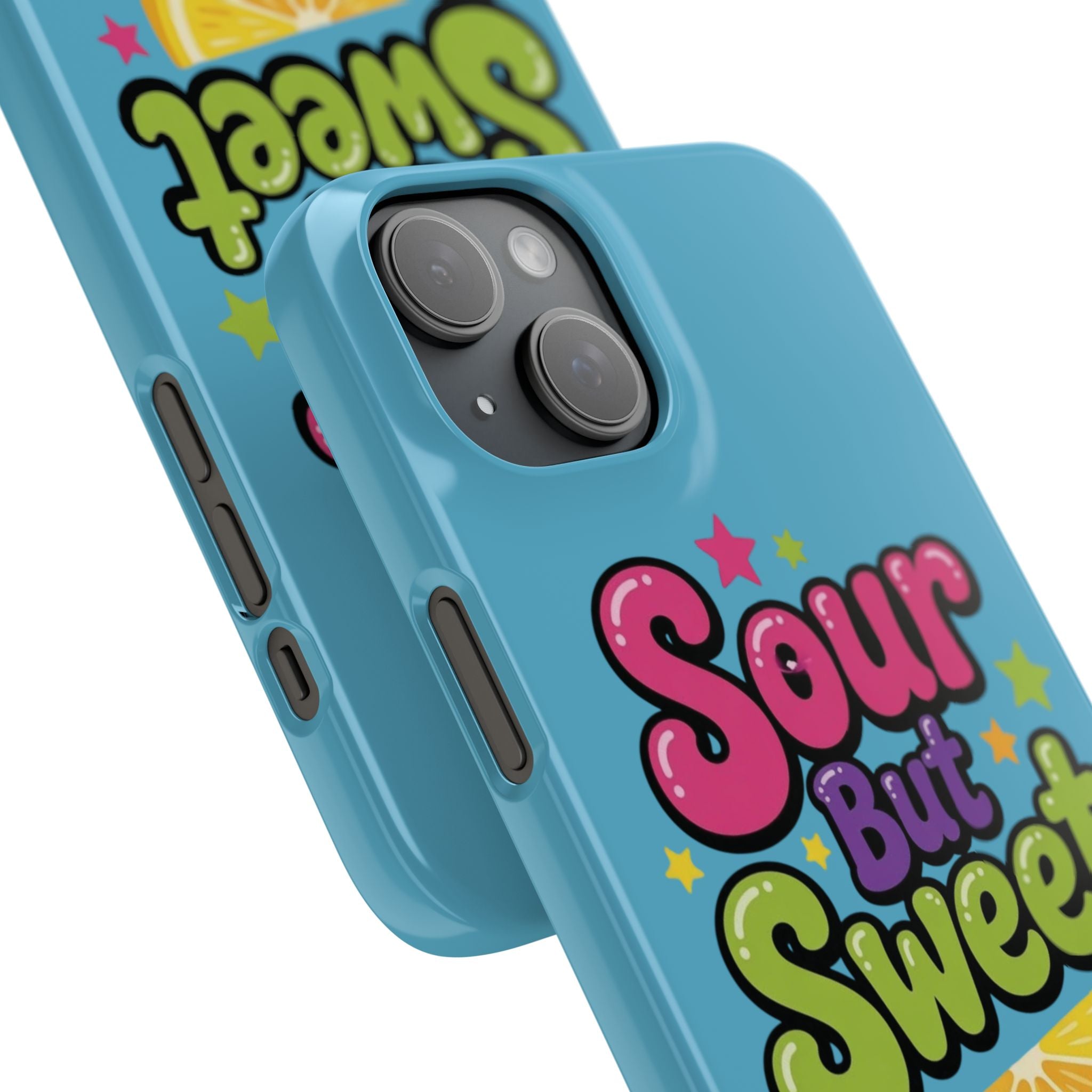 iPhone Case — “Sour But Sweet” Bright Graphic Snap Case