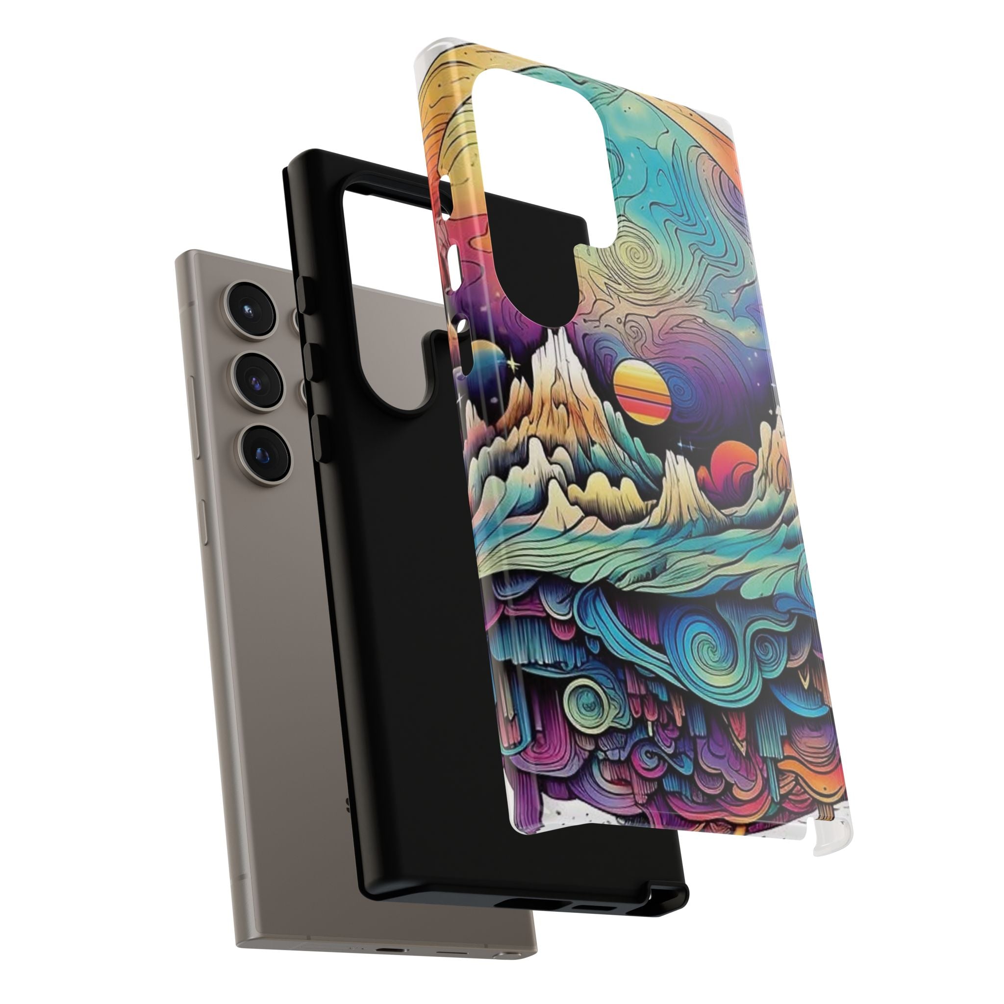 Psychedelic Mountain Sunset Tough Case