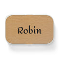 Bento Lunch Box — Personalized Wooden Top Bento Box with Elastic Strap