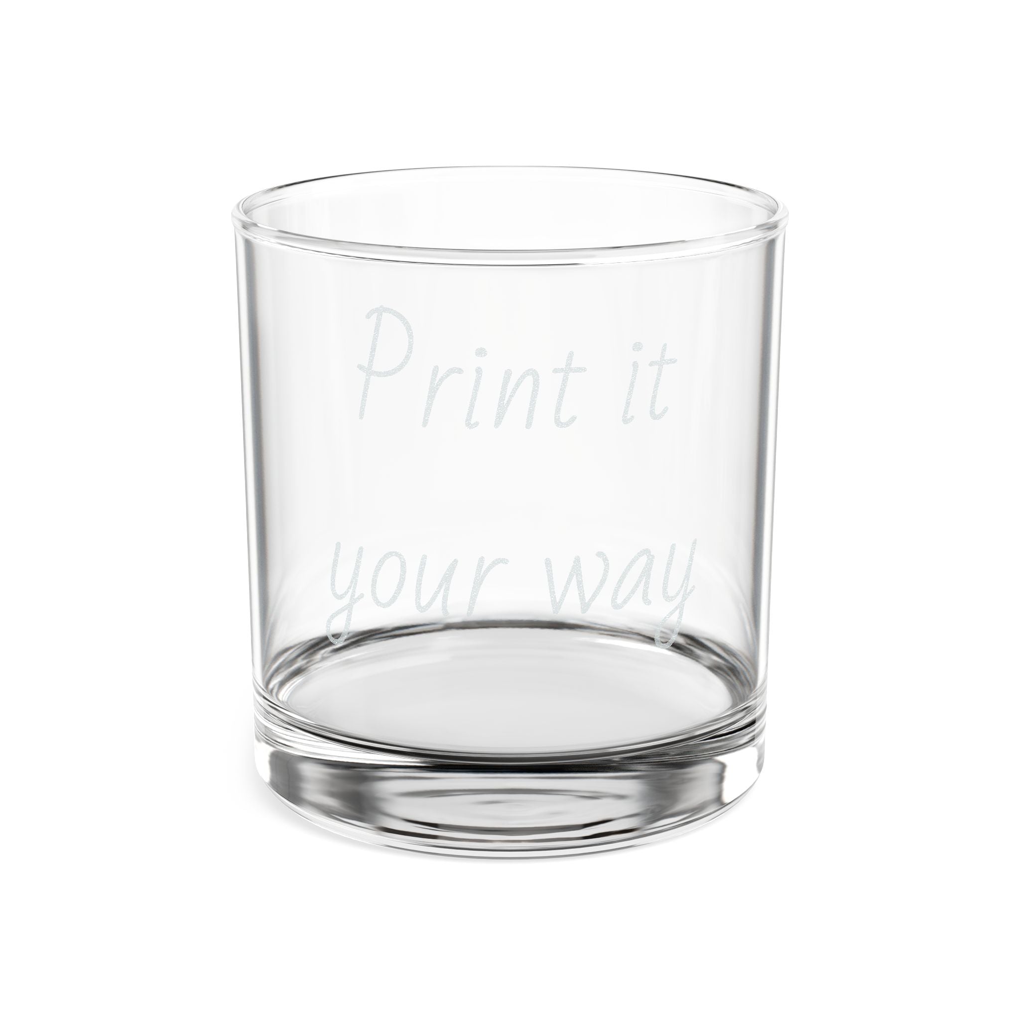Personalized Rocks Glass - 10.5oz