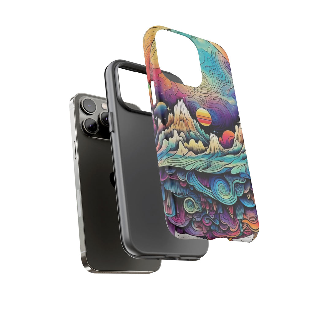 Psychedelic Mountain Sunset Tough Case