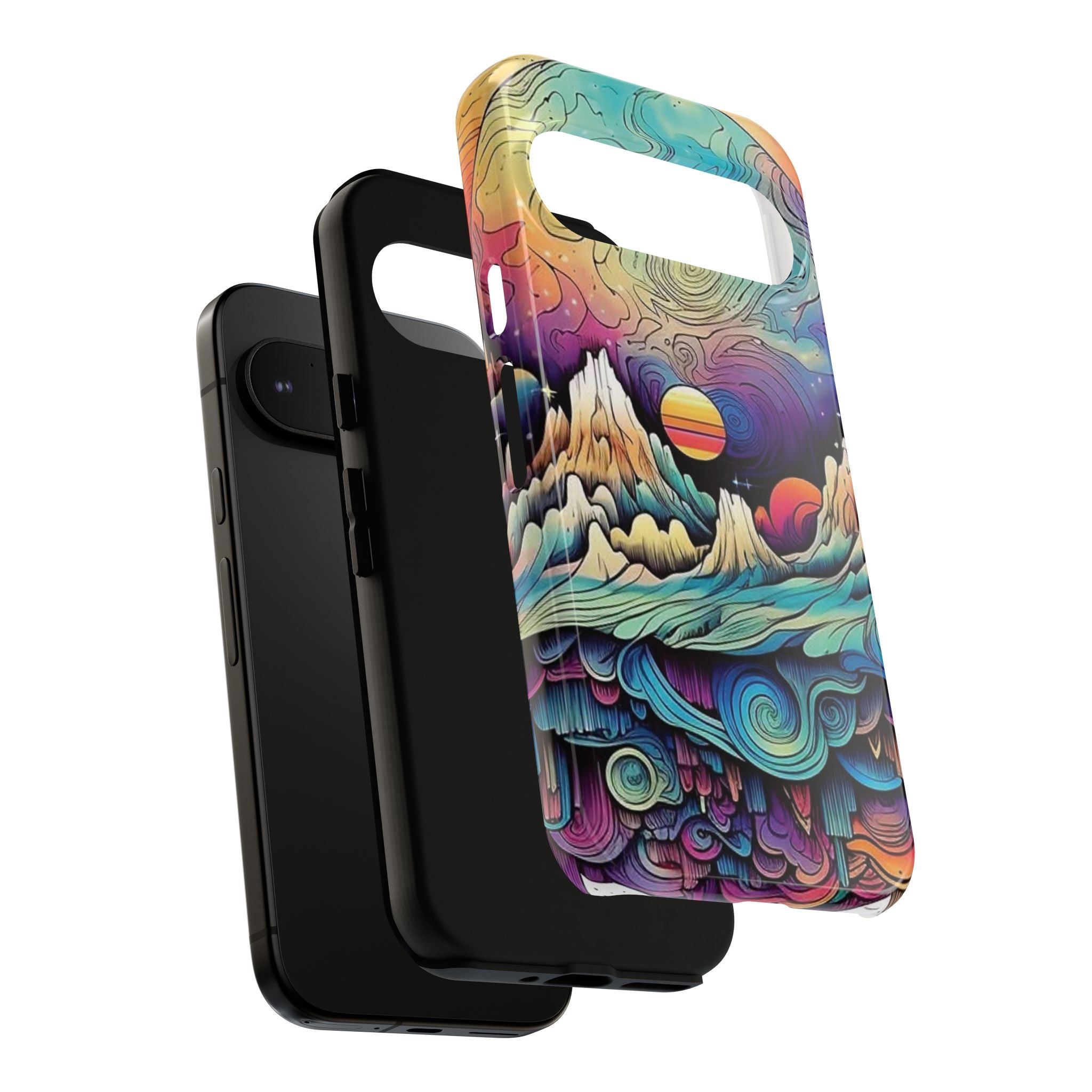 Psychedelic Mountain Sunset Tough Case