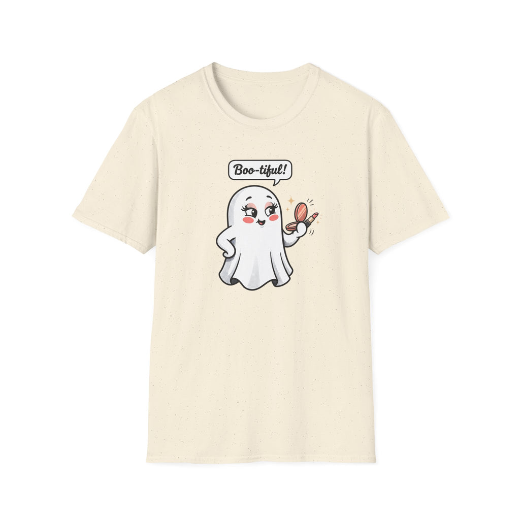 Boo-tiful Ghost T-Shirt — Cute Halloween Spirit Graphic Tee