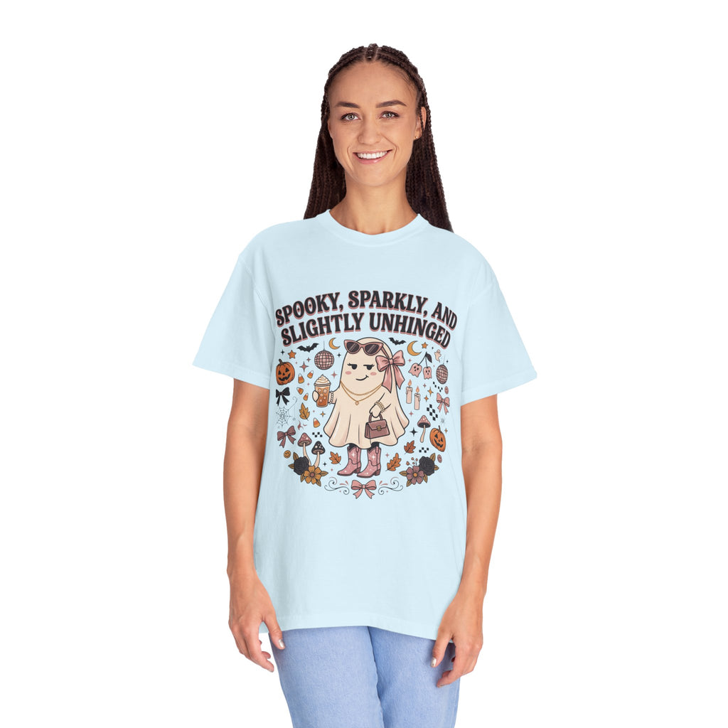 Spooky, Sparkly & Slightly Unhinged Halloween T-Shirt
