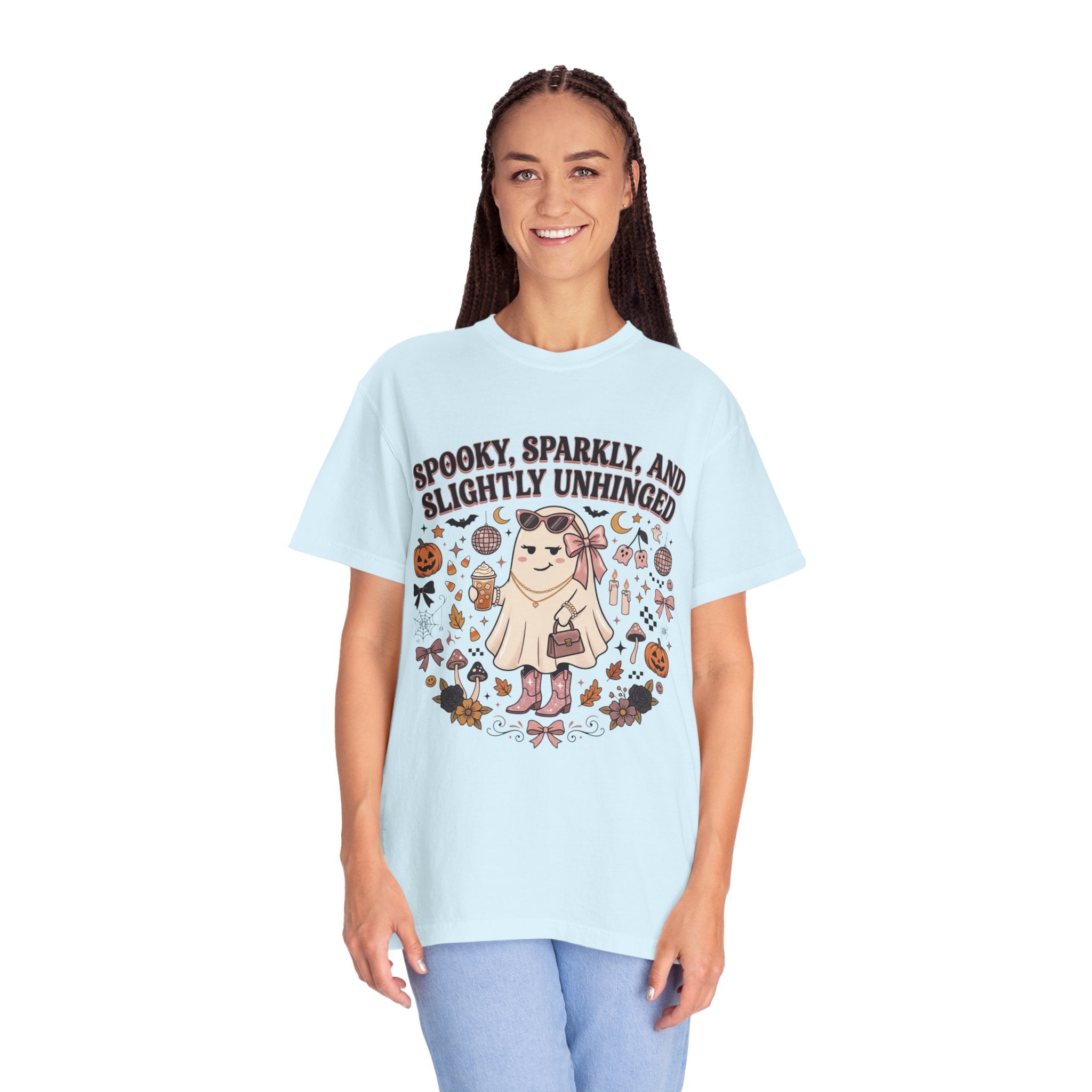 Spooky, Sparkly & Slightly Unhinged Halloween T-Shirt