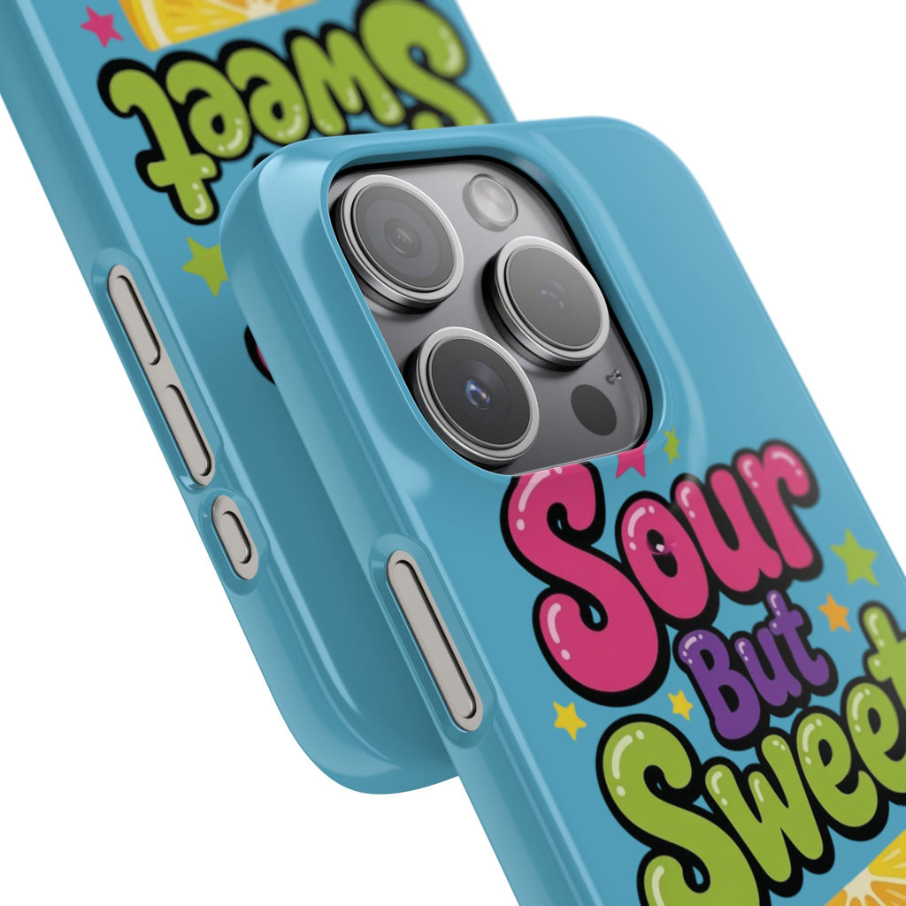 iPhone Case — “Sour But Sweet” Bright Graphic Snap Case