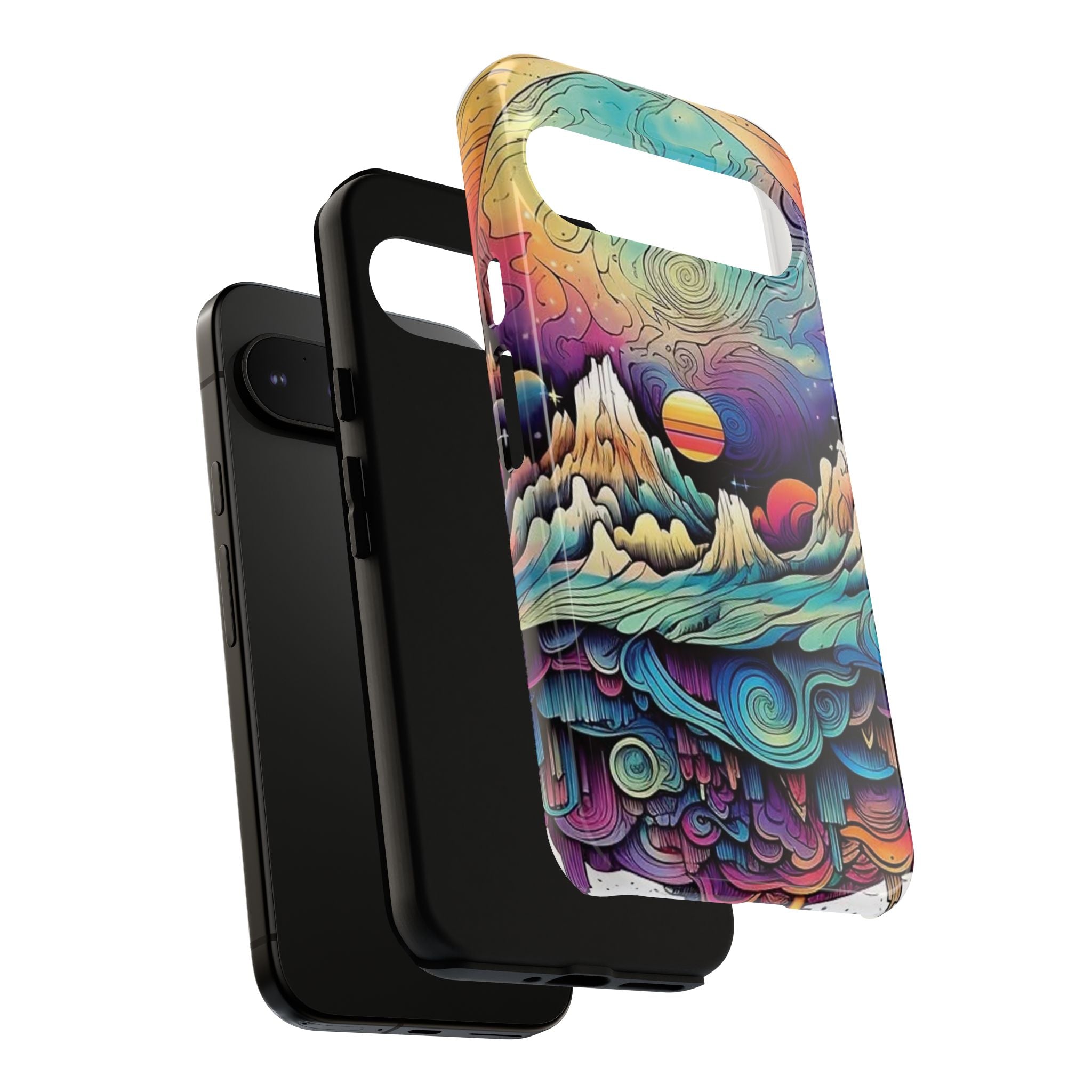 Psychedelic Mountain Sunset Tough Case