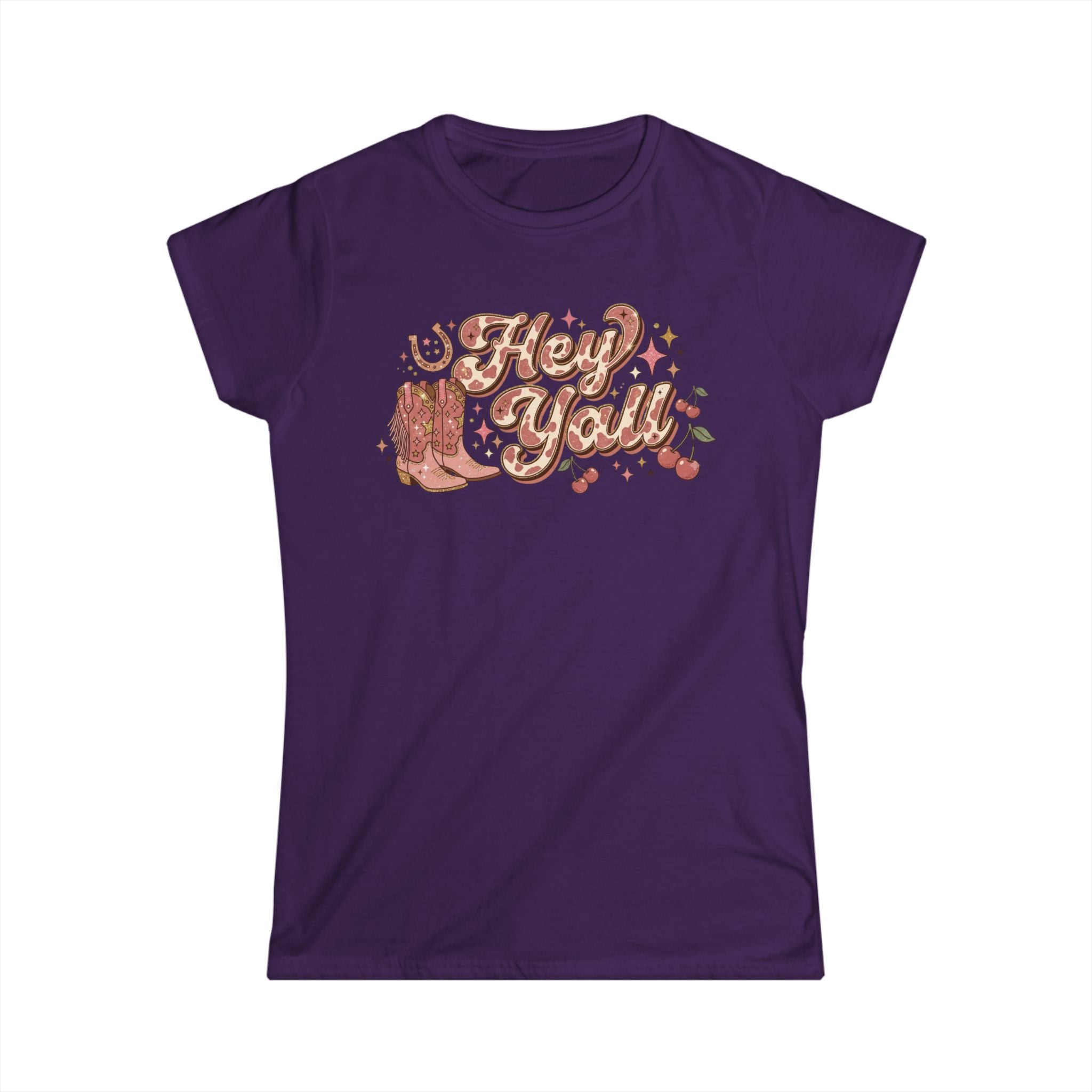 Hey Y'all Tee — Vintage Cowboy Boots Graphic Women's T‑Shirt