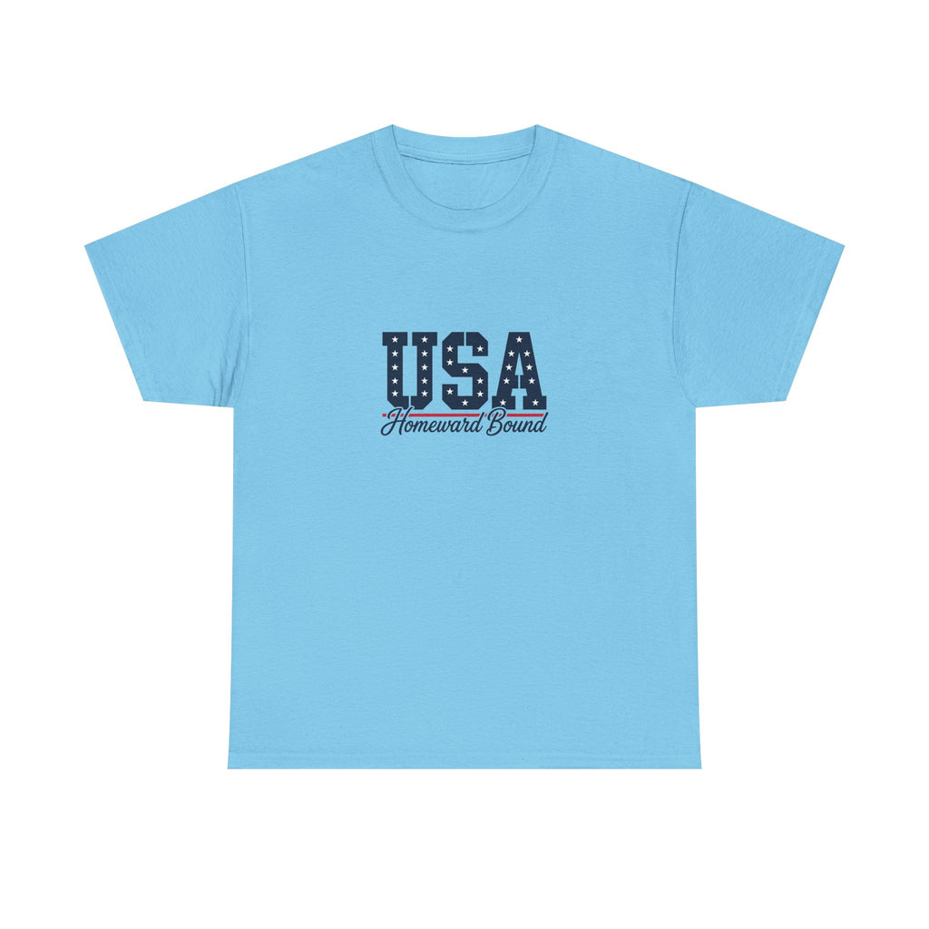 USA Homeward Bound T-Shirt — Patriotic Tee for 4th of July
