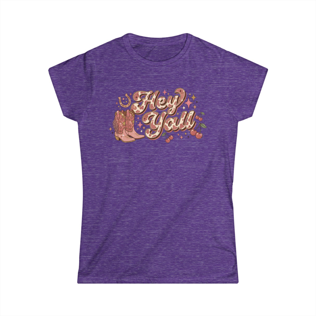 Hey Y'all Tee — Vintage Cowboy Boots Graphic Women's T‑Shirt