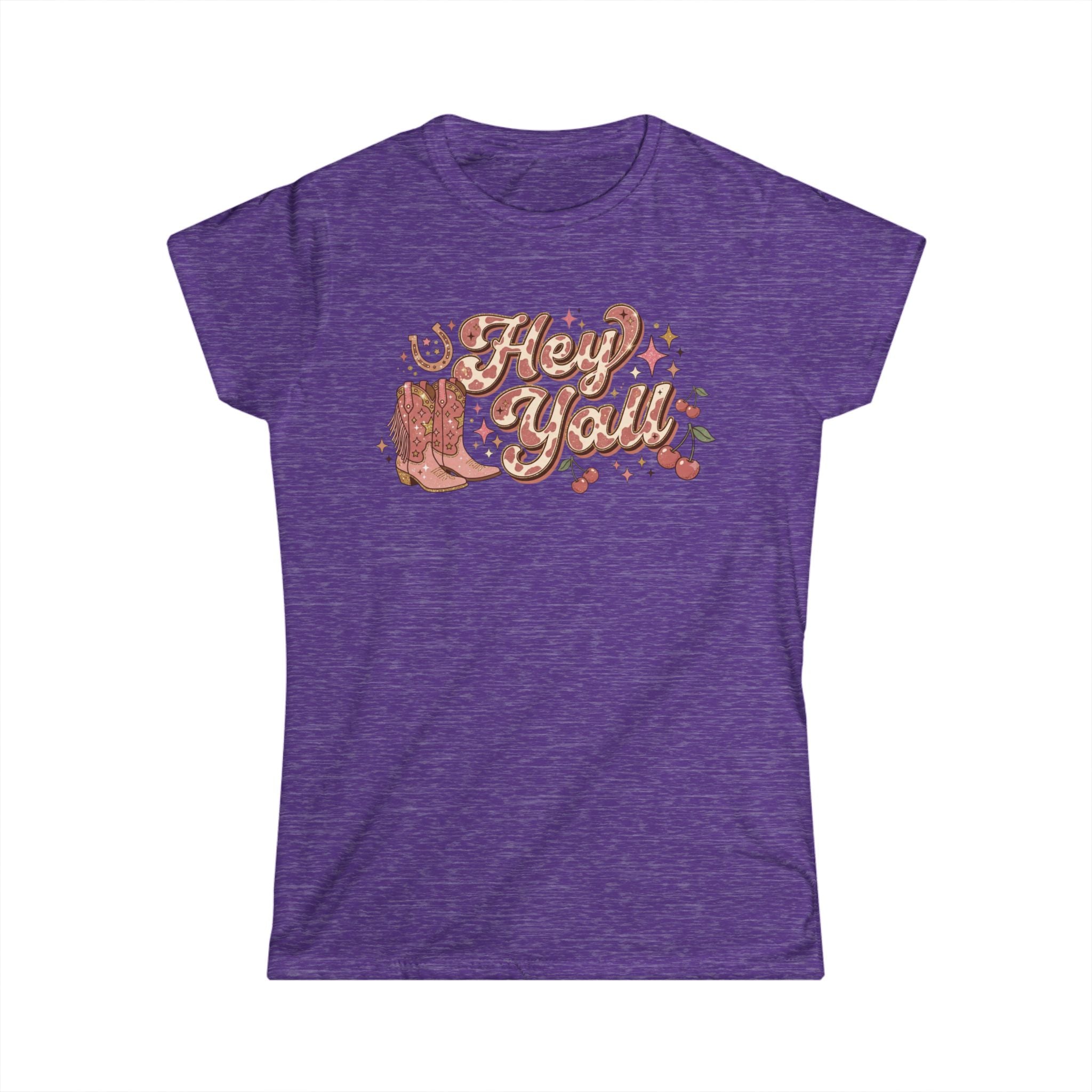 Hey Y'all Tee — Vintage Cowboy Boots Graphic Women's T‑Shirt