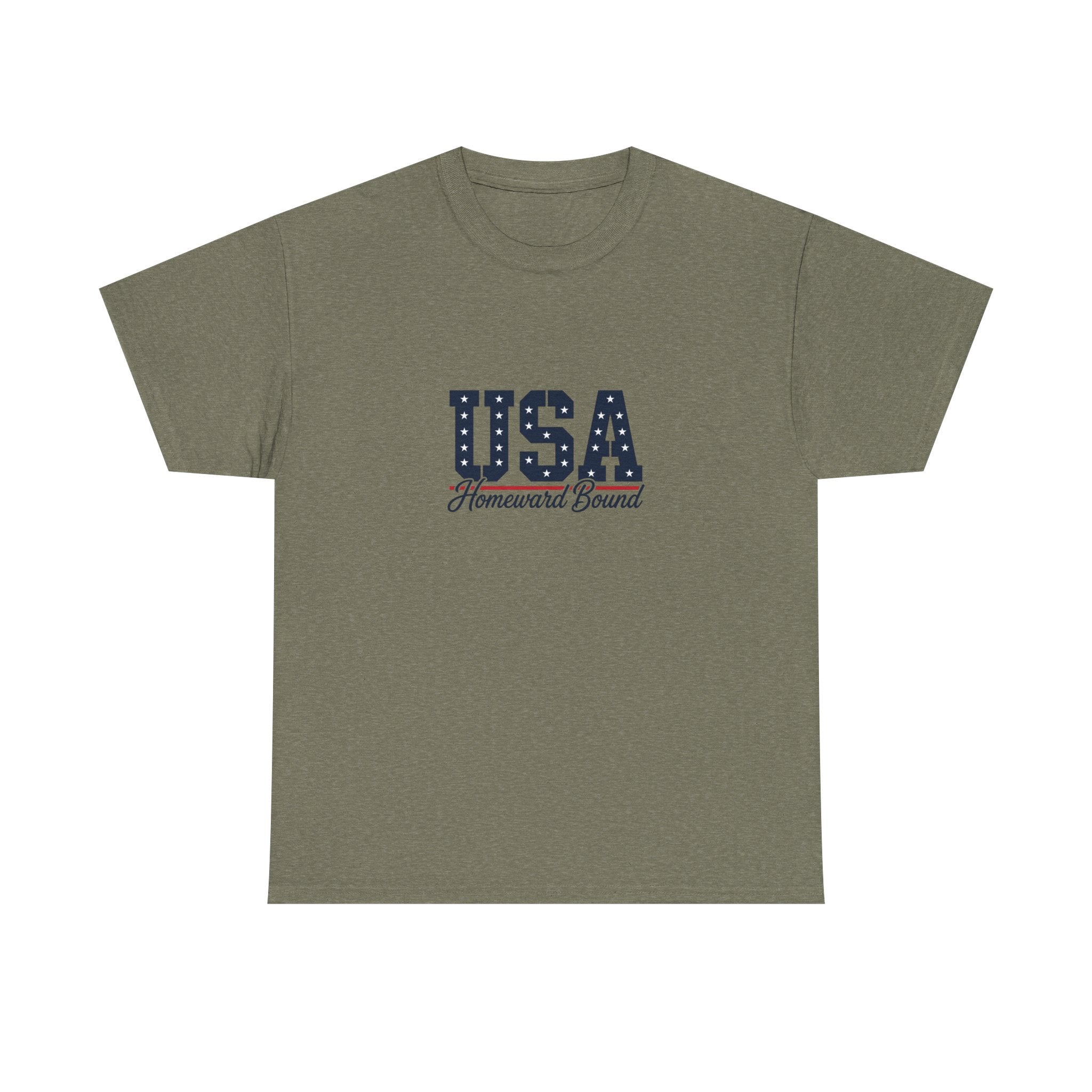 USA Homeward Bound T-Shirt — Patriotic Tee for 4th of July