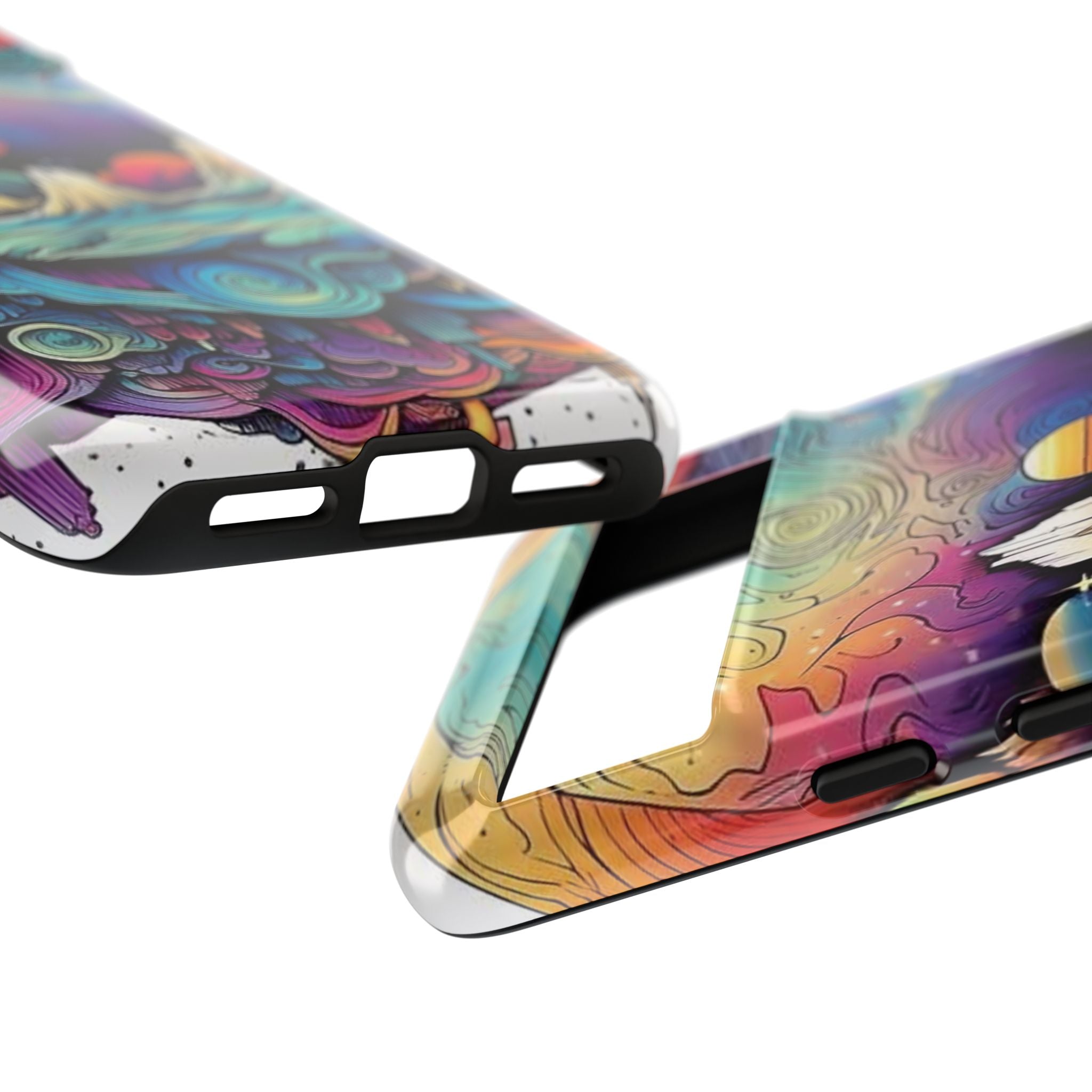 Psychedelic Mountain Sunset Tough Case