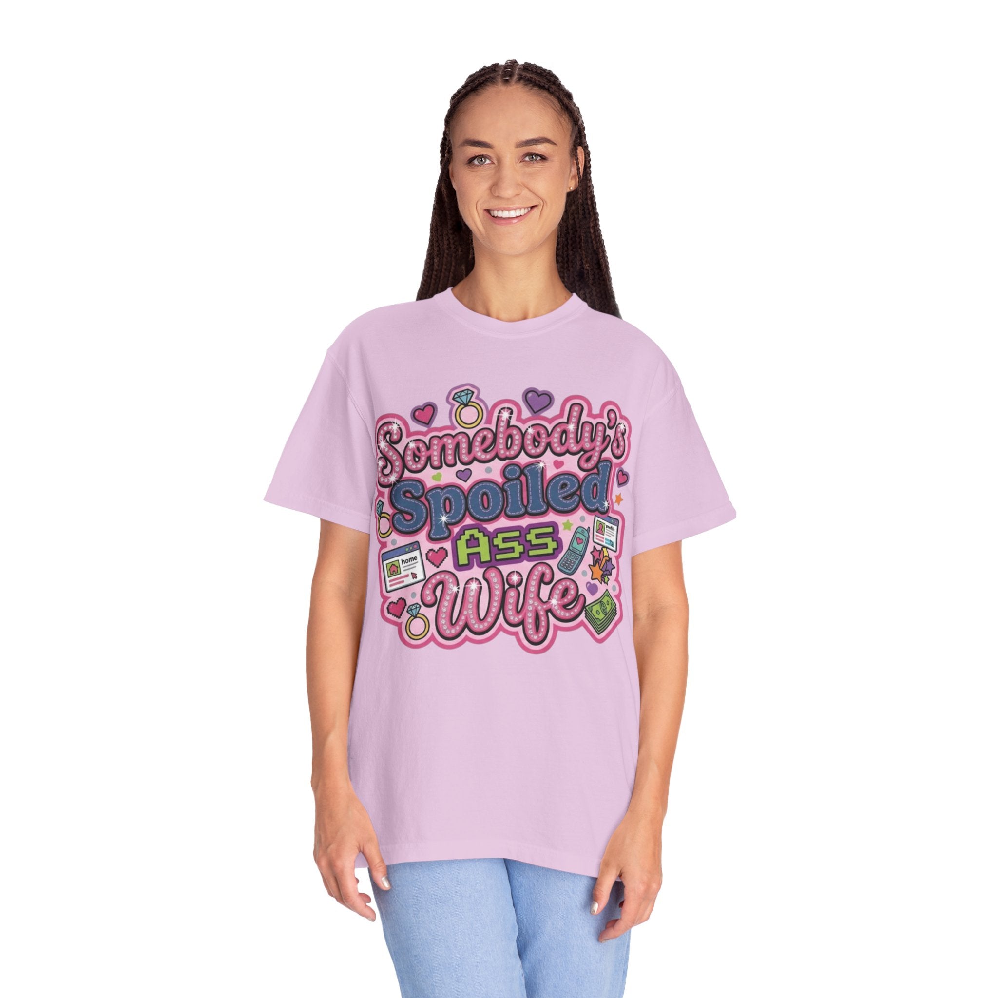 Somebody's Spoiled Ass Wife T-Shirt — Cute Retro Graphic Tee for Wives