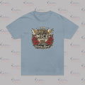Graphic T-Shirt — "I Am 99% Nice" Vintage Rose Moto Design
