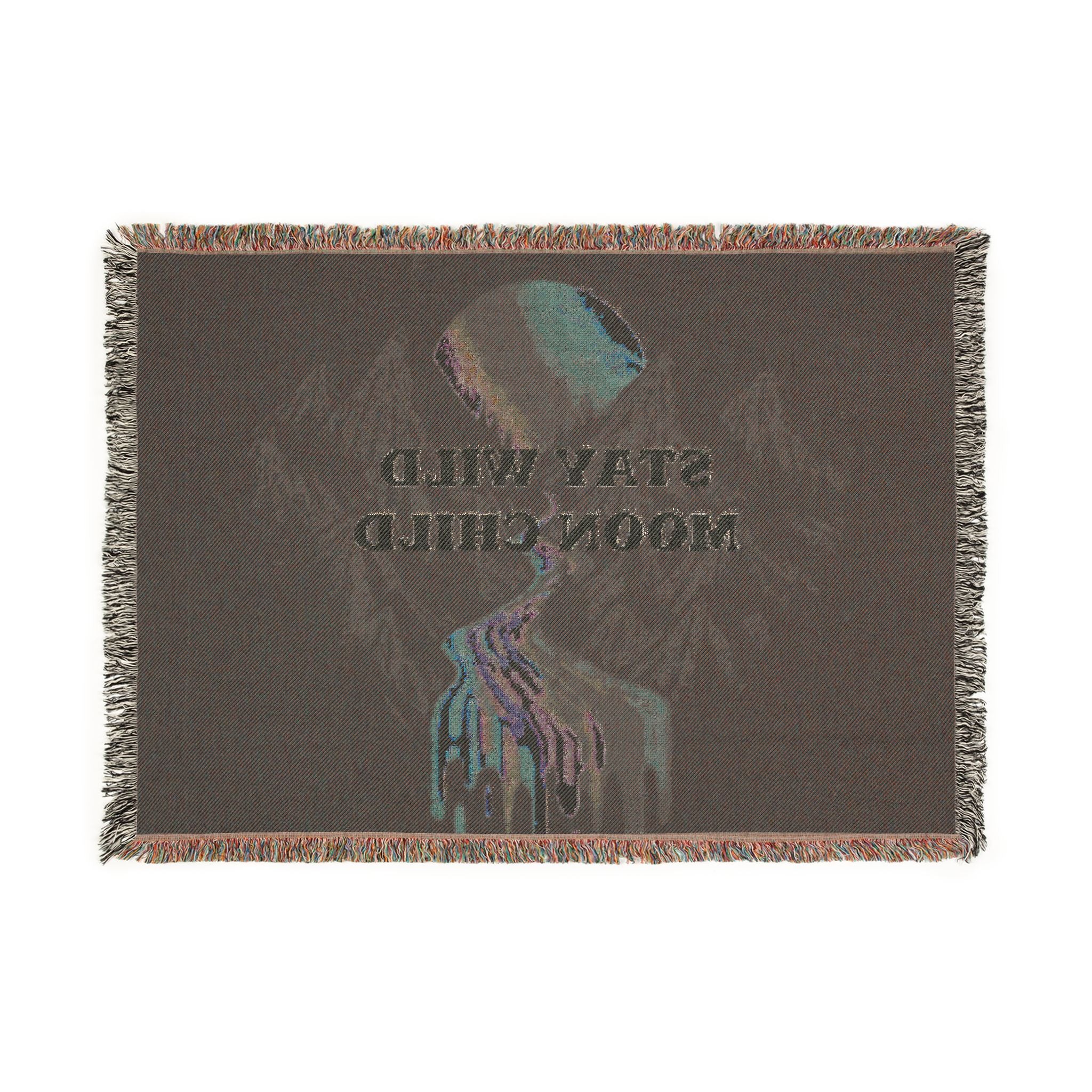 Custom Woven Blanket — Personalized Photo & Text Throw