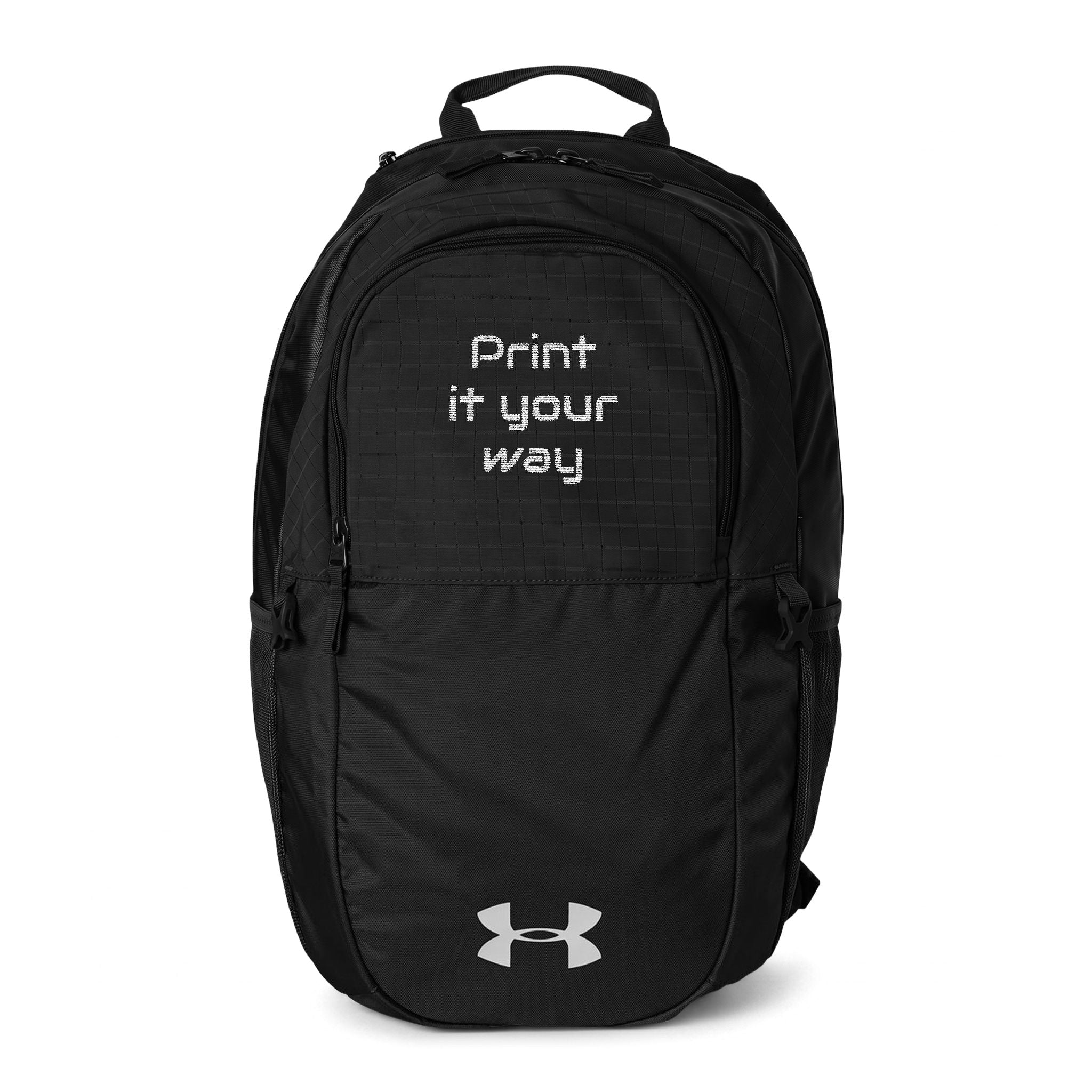 Embroidered Under Armour All Sport Backpack — Custom Monogram Patch