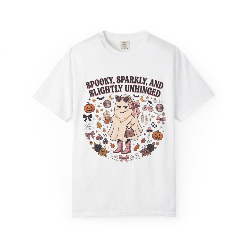 Spooky, Sparkly & Slightly Unhinged Halloween T-Shirt