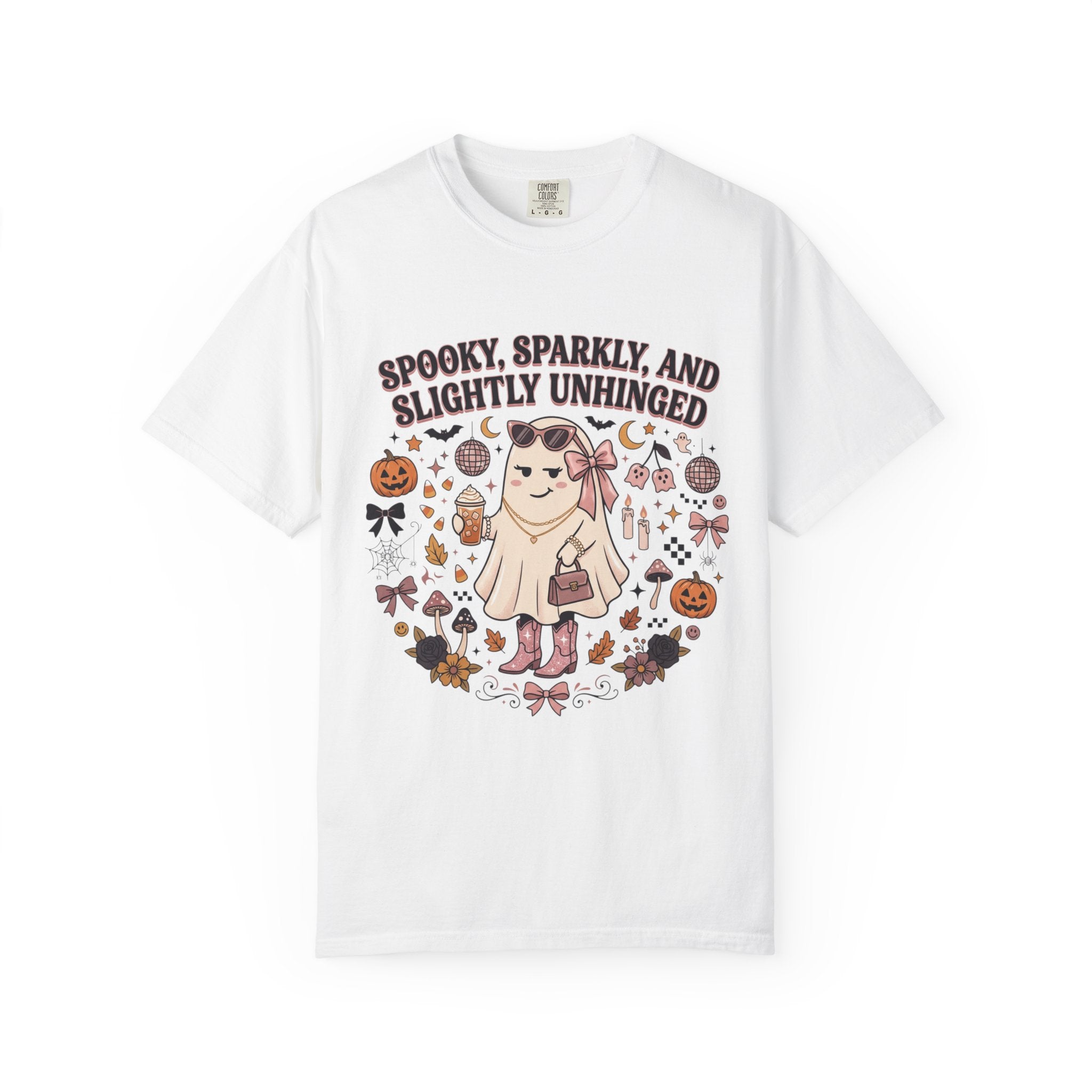 Spooky, Sparkly & Slightly Unhinged Halloween T-Shirt