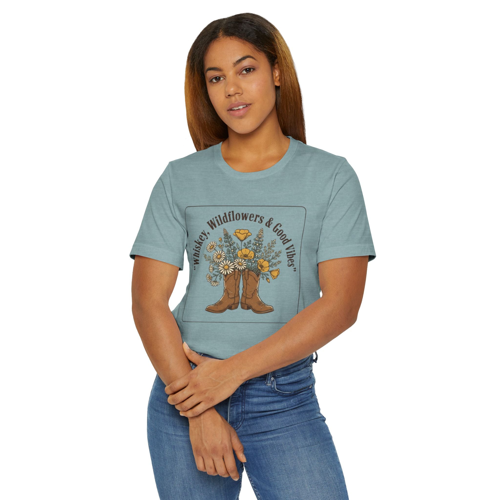 Wildflowers & Good Vibes Graphic Tee | Graphic Tee