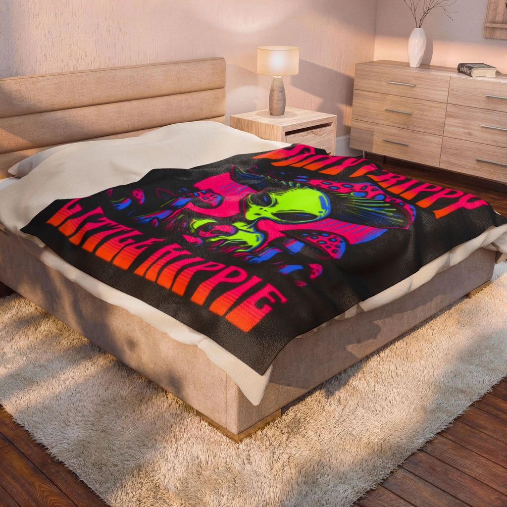 Velveteen Plush Blanket - Customizable Cozy Throw for Home, Gifts & Holidays