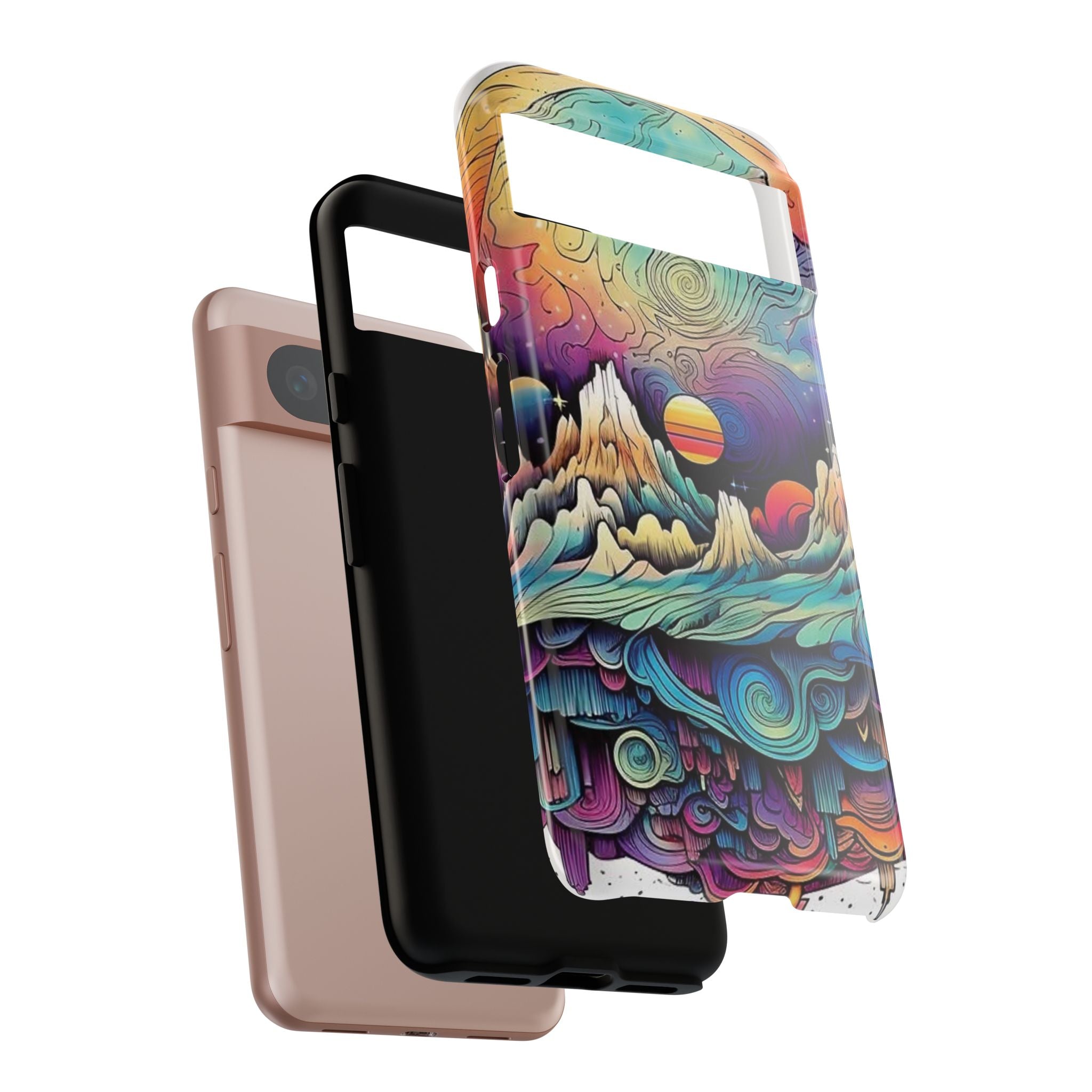 Psychedelic Mountain Sunset Tough Case