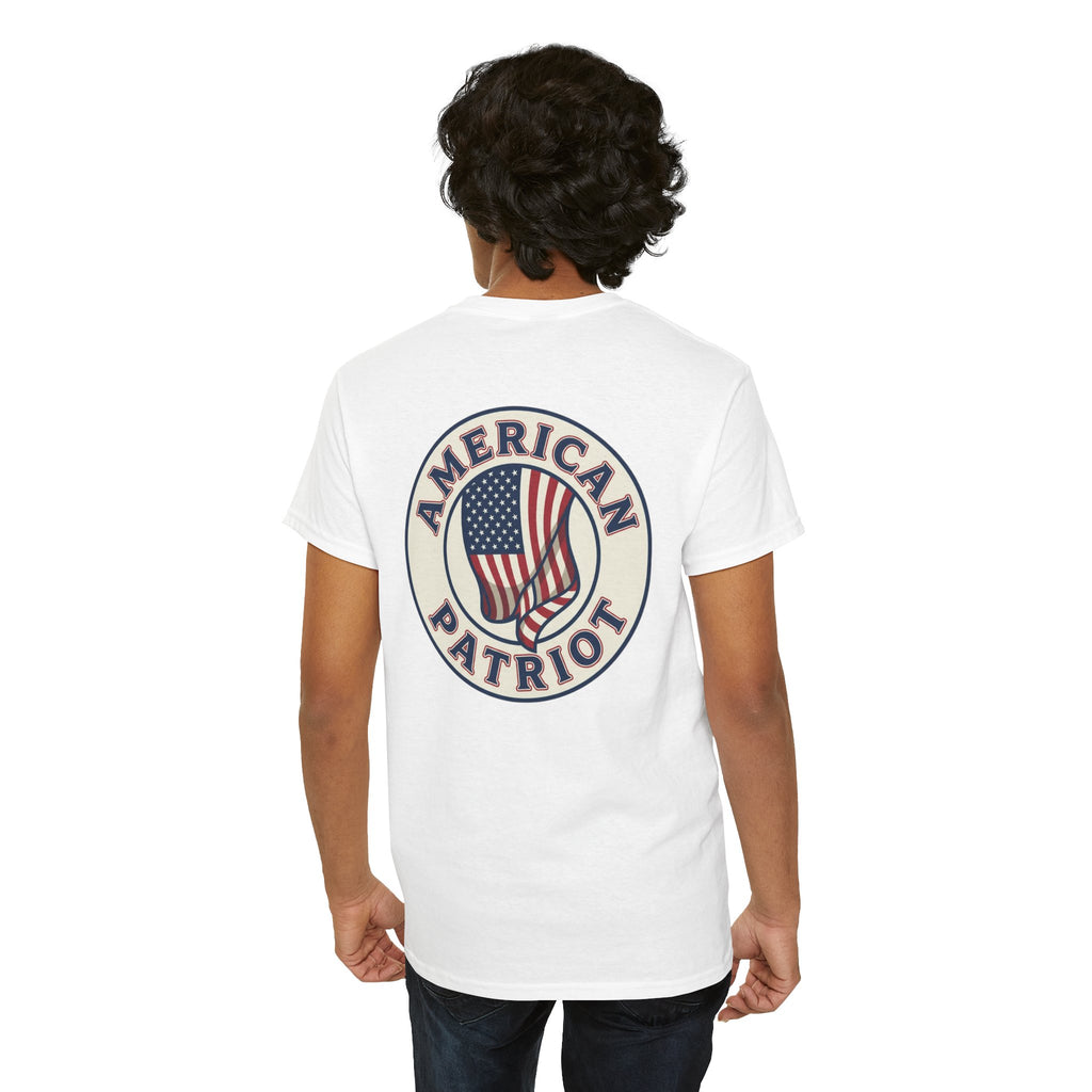 American Patriot T-Shirt — Vintage Flag Graphic Tee