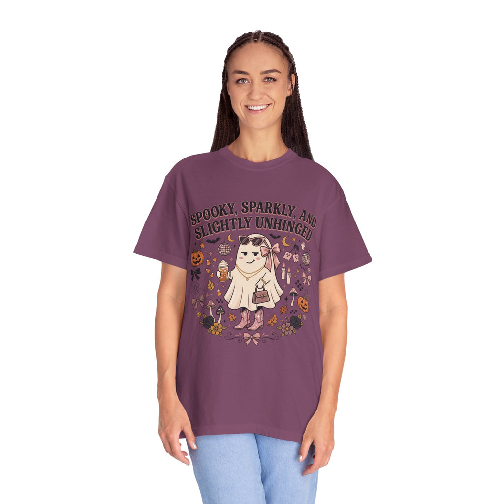 Spooky, Sparkly & Slightly Unhinged Halloween T-Shirt