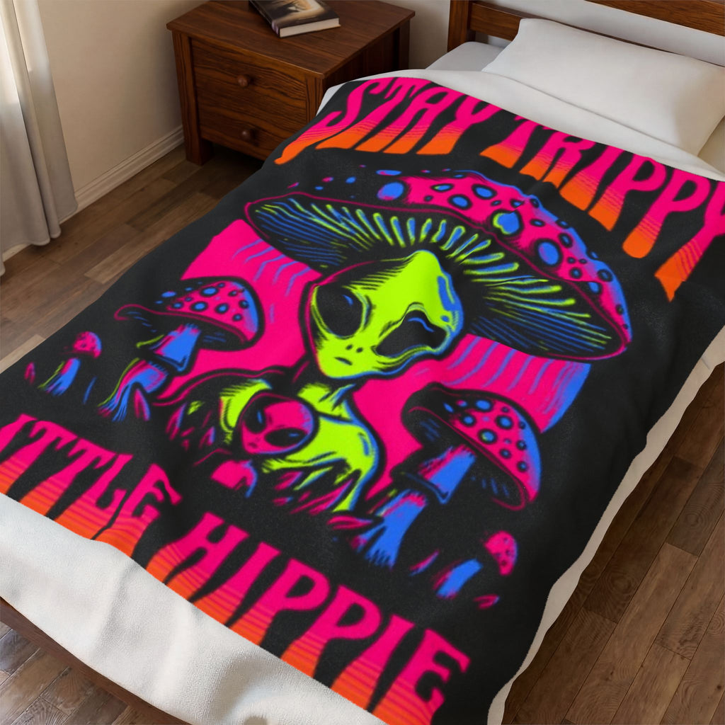 Velveteen Plush Blanket - Customizable Cozy Throw for Home, Gifts & Holidays