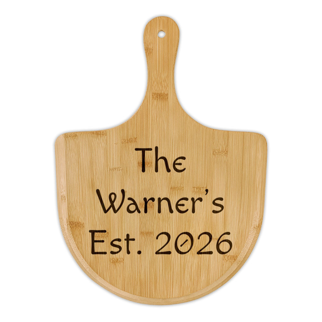 Bamboo Pizza Board (Engraving)
