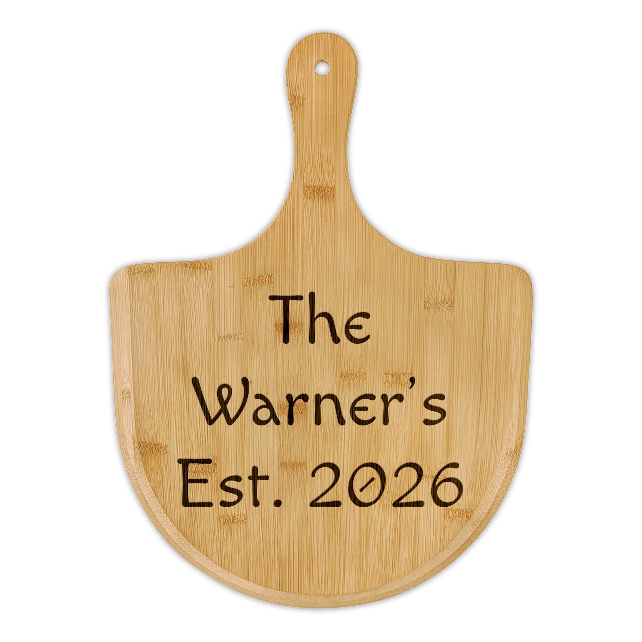 Bamboo Pizza Board (Engraving)