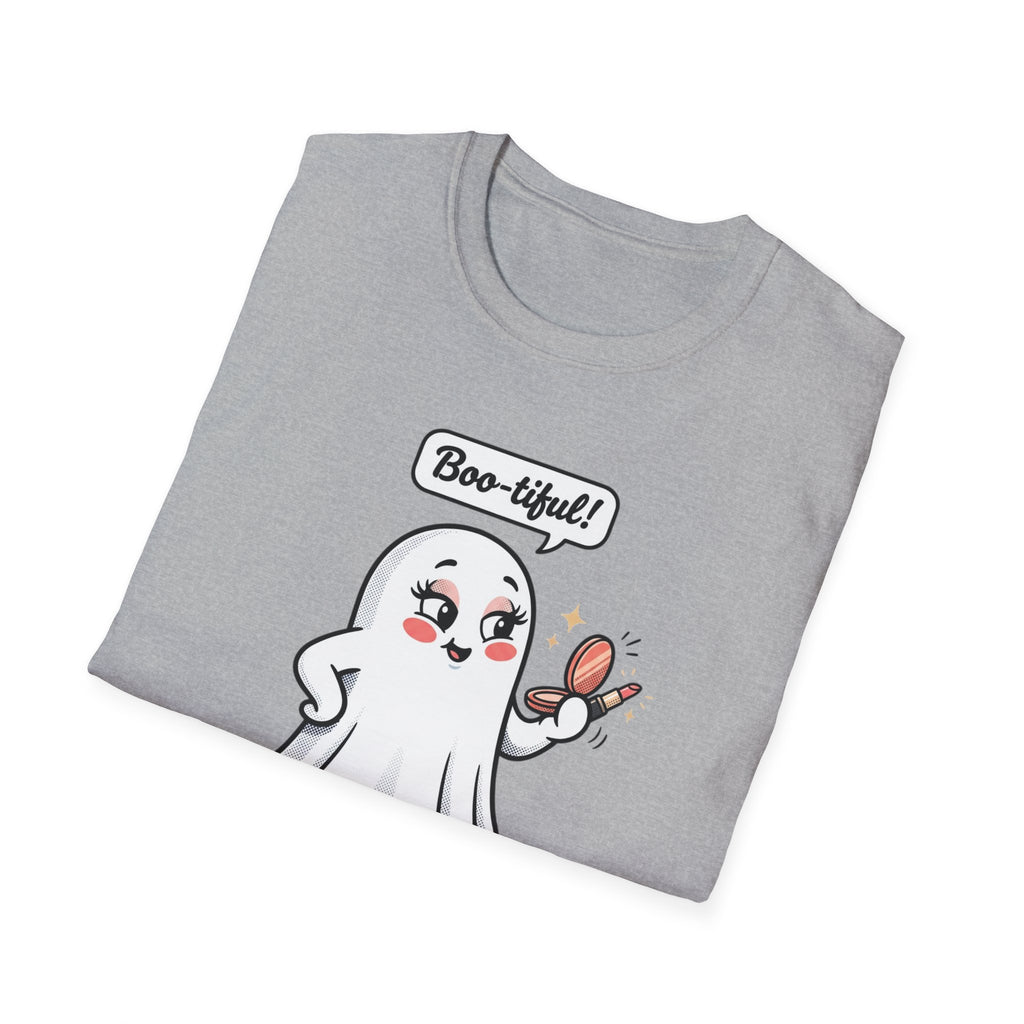 Boo-tiful Ghost T-Shirt — Cute Halloween Spirit Graphic Tee