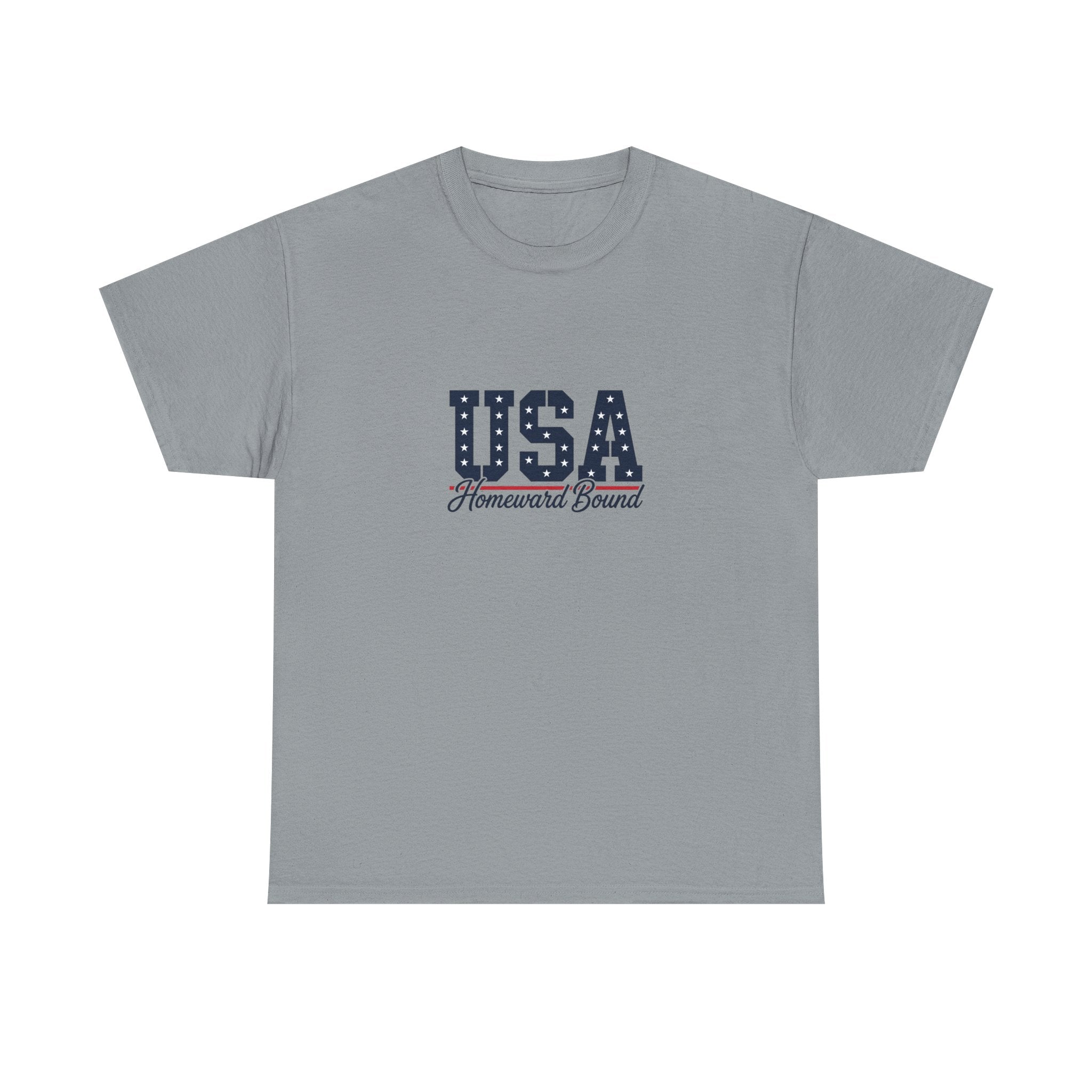 USA Homeward Bound T-Shirt — Patriotic Tee for 4th of July