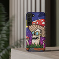 Mushroom Skull Phone Card Case With Card Holder