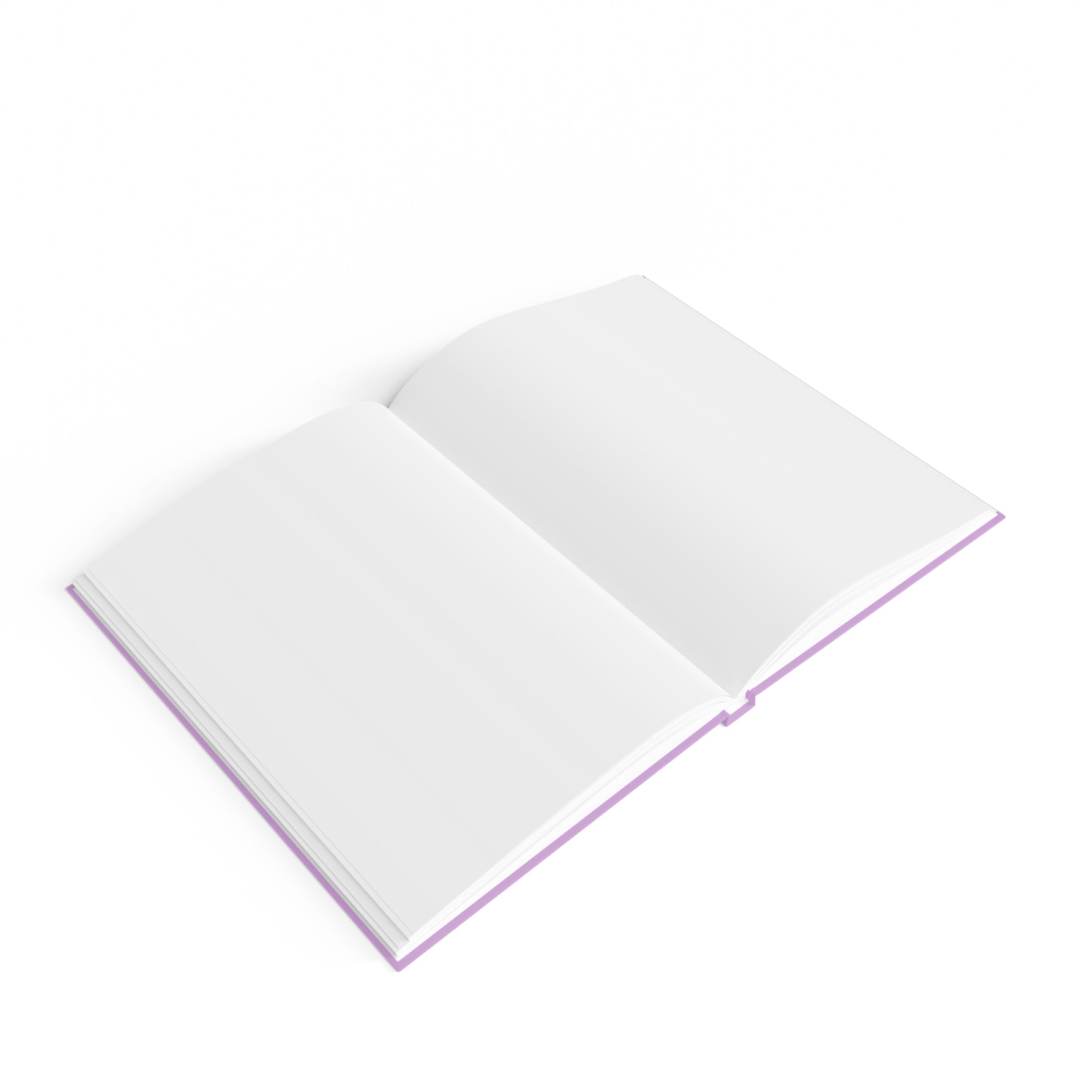 Cute Gothic Anime Journal — Personalized 'Halo' Purple Hardcover Notebook